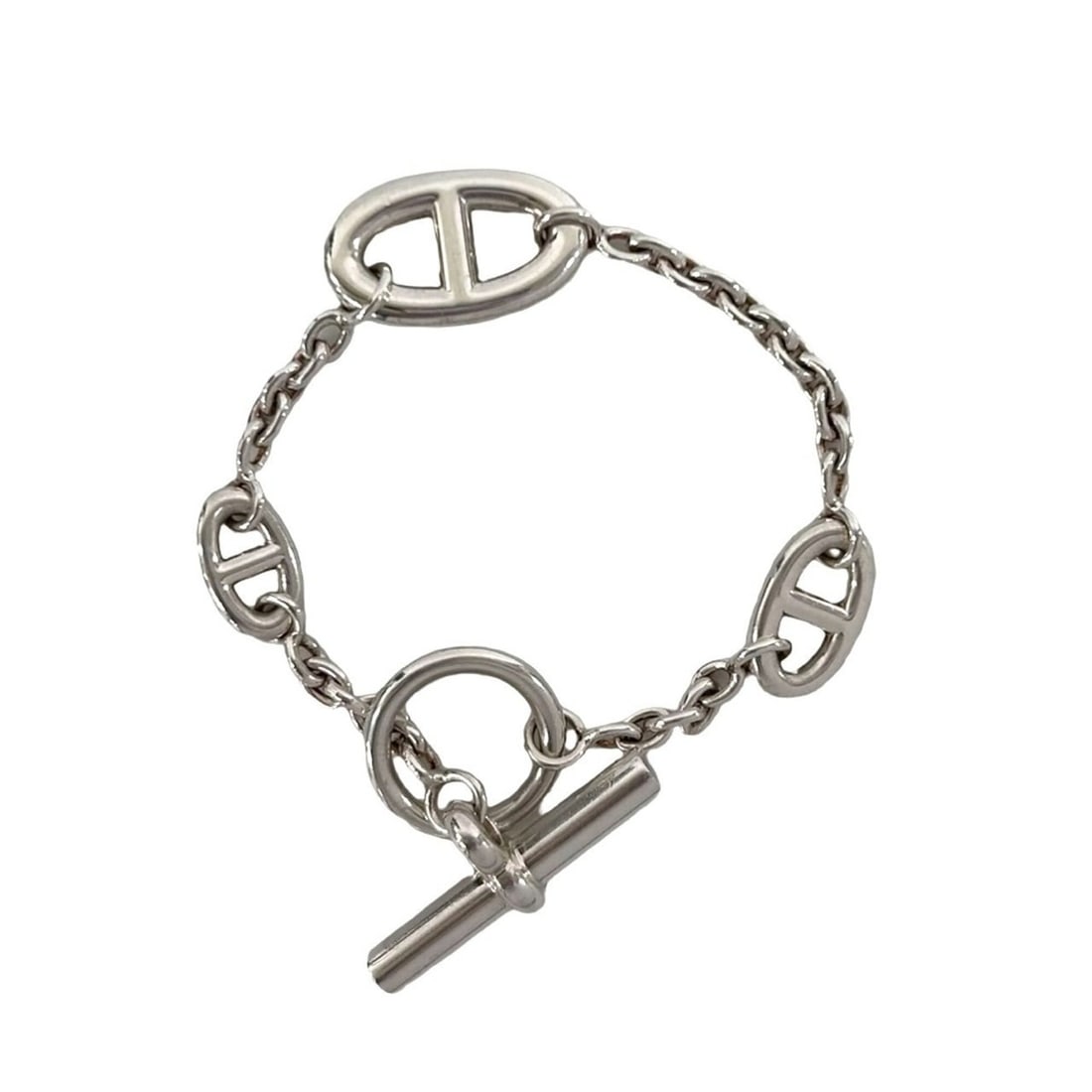 HERMES Farandole Sterling Silver 925 Chain Bracelet Accessory 43347: --- Catalog ---Category: SizeLength: 18.5cm / 7.28''Category: DesignType: Charm braceletColor: SilverGender: WomenMaterial: Silver 925Category: GeneralBrand: Hermes--- Item List ---Section: ConditionR