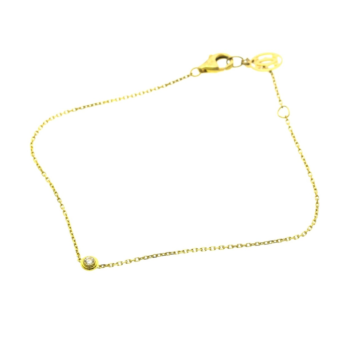 Cartier D'Amour Diamond Bracelet XS Yellow Gold (18K) Diamond Charm Bracelet Gold (1 of 14)