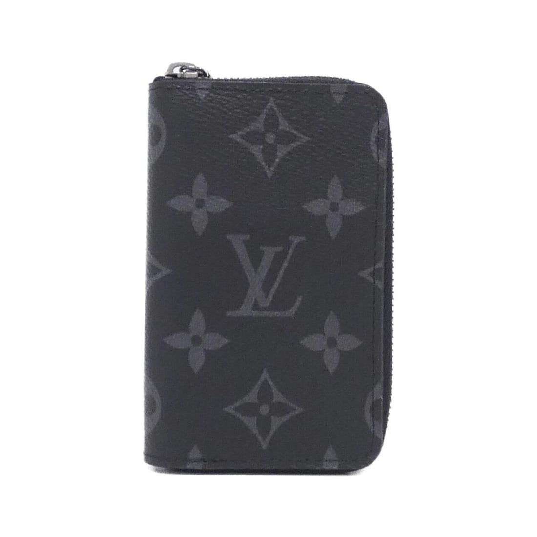 Louis Vuitton Monogram Eclipse Zippy Coin Purse Vertical M81662 Wallet/Coin Case (1 of 8)