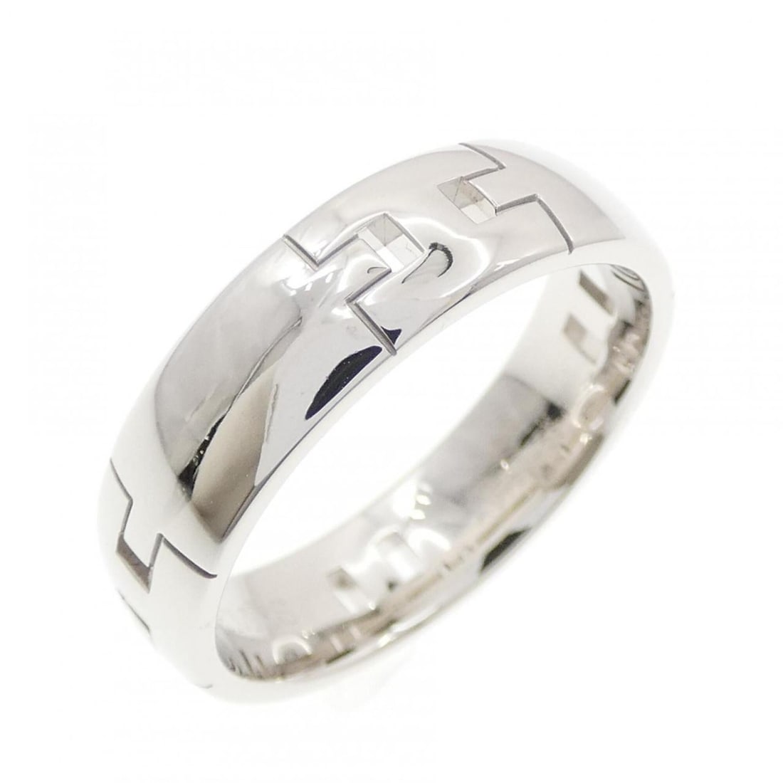 Hermes Hercules Petite Model Ring: --- Catalog ---Category: SizeUS Size: 8Brand Size: 56Category: DesignType: Band ringGender: WomenMaterial: White gold (18K)Category: GeneralBrand: Hermes--- Item List ---Section: ConditionRanking: Ran