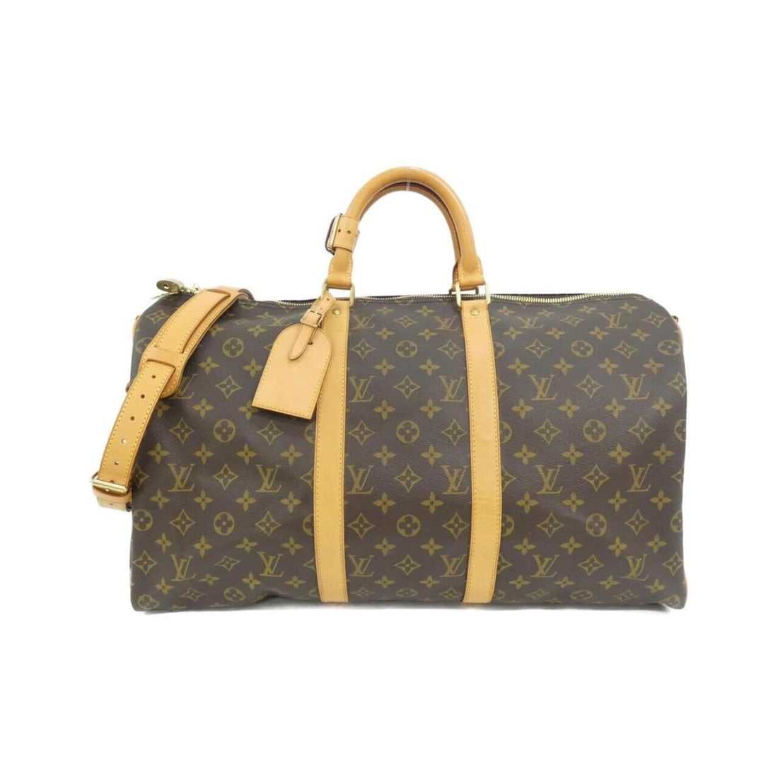 Louis Vuitton Monogram Keepall Bandoulière 50cm M41416 Boston Bag: --- Catalog ---Category: SizeSize (HxWxD): 29cm x 50cm x 22cm / 11.41'' x 19.68'' x 8.66''Category: DesignType: Boston bagColor: MarronGender: WomenMaterial: Coated canvas Hardware Color: GoldCategory