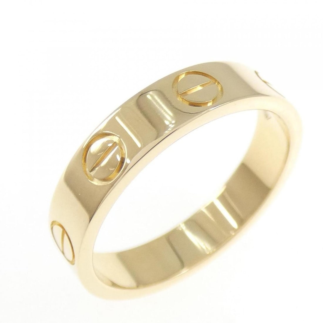 Cartier Mini Love Ring: --- Catalog ---Category: SizeUS Size: 4Brand Size: 47Category: DesignType: Band ringGender: WomenMaterial: Yellow gold (18K)Category: GeneralBrand: Cartier--- Item List ---Section: ConditionRanking: