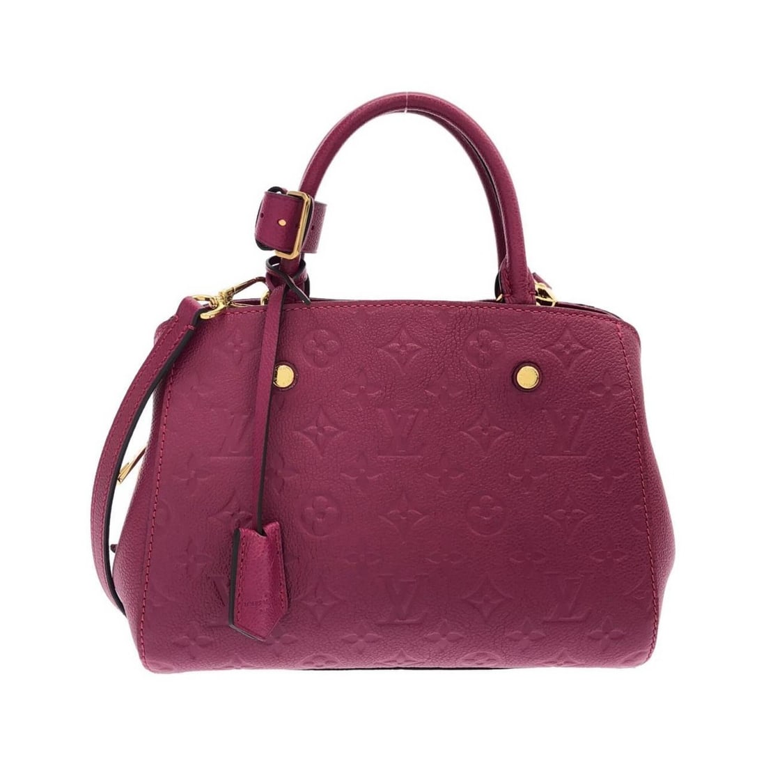 Louis Vuitton Monogram Empreinte Montaigne BB M50617 Handbag: --- Catalog ---Category: SizeSize (HxWxD): 19cm x 28cm x 10cm / 7.48'' x 11.02'' x 3.93''Category: DesignType: HandbagColor: GrapeGender: WomenMaterial: Monogram Empreinte Category: GeneralMPN: