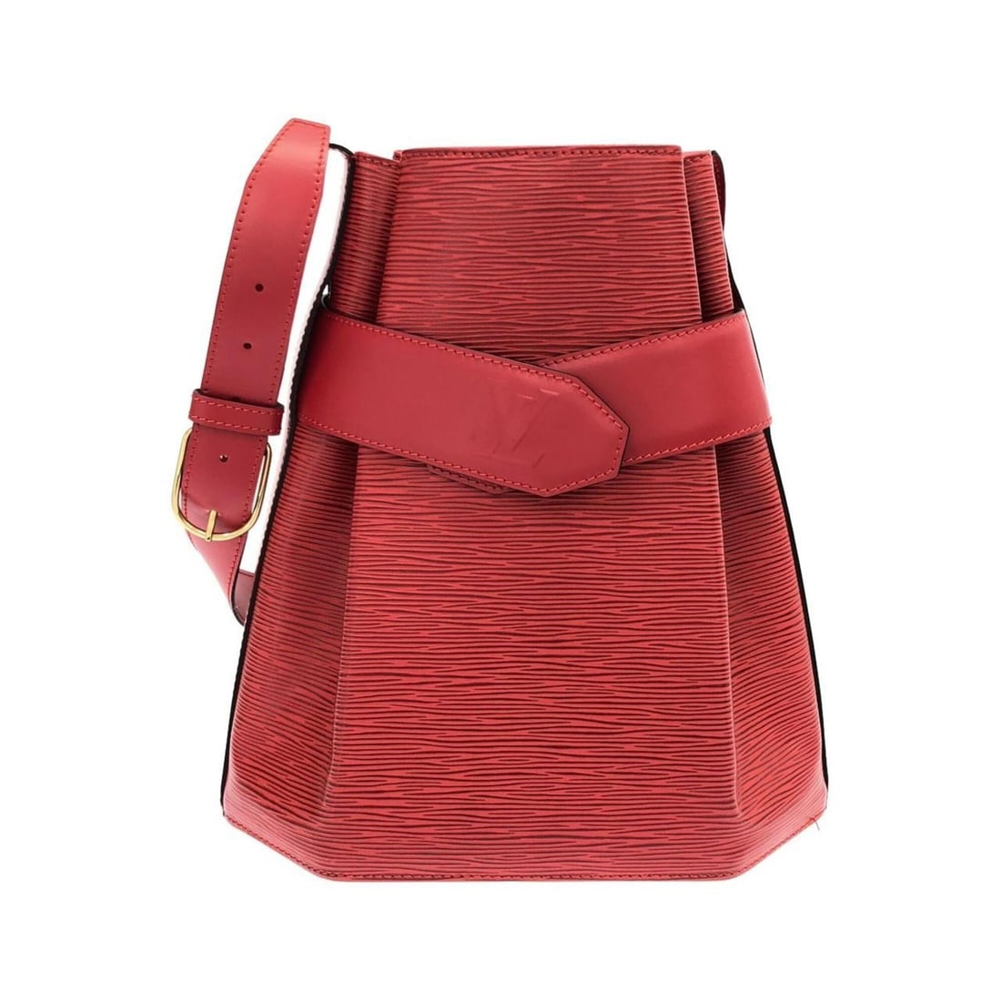 Louis Vuitton Epi Sac des Paules 27cm M80207 Shoulder Bag: --- Catalog ---Category: SizeSize (HxWxD): 28cm x 26.5cm x 14.5cm / 11.02'' x 10.43'' x 5.7''Category: DesignType: Shoulder bagColor: Red colorGender: WomenMaterial: Leather Leather/Fur Type: Calf