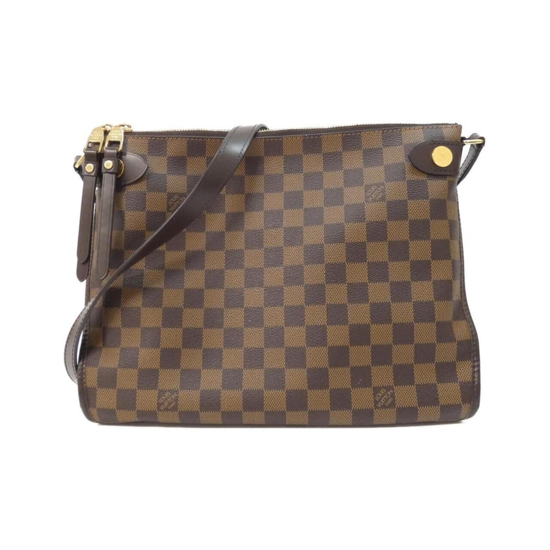 Louis Vuitton Damier Duomo N41425 Shoulder Bag: --- Catalog ---Category: SizeSize (HxWxD): 25cm x 31cm x 14cm / 9.84'' x 12.2'' x 5.51''Category: DesignType: Shoulder bagColor: Brown, EbeneGender: Women,MenMaterial: Coated canvas Hardware Color: Go