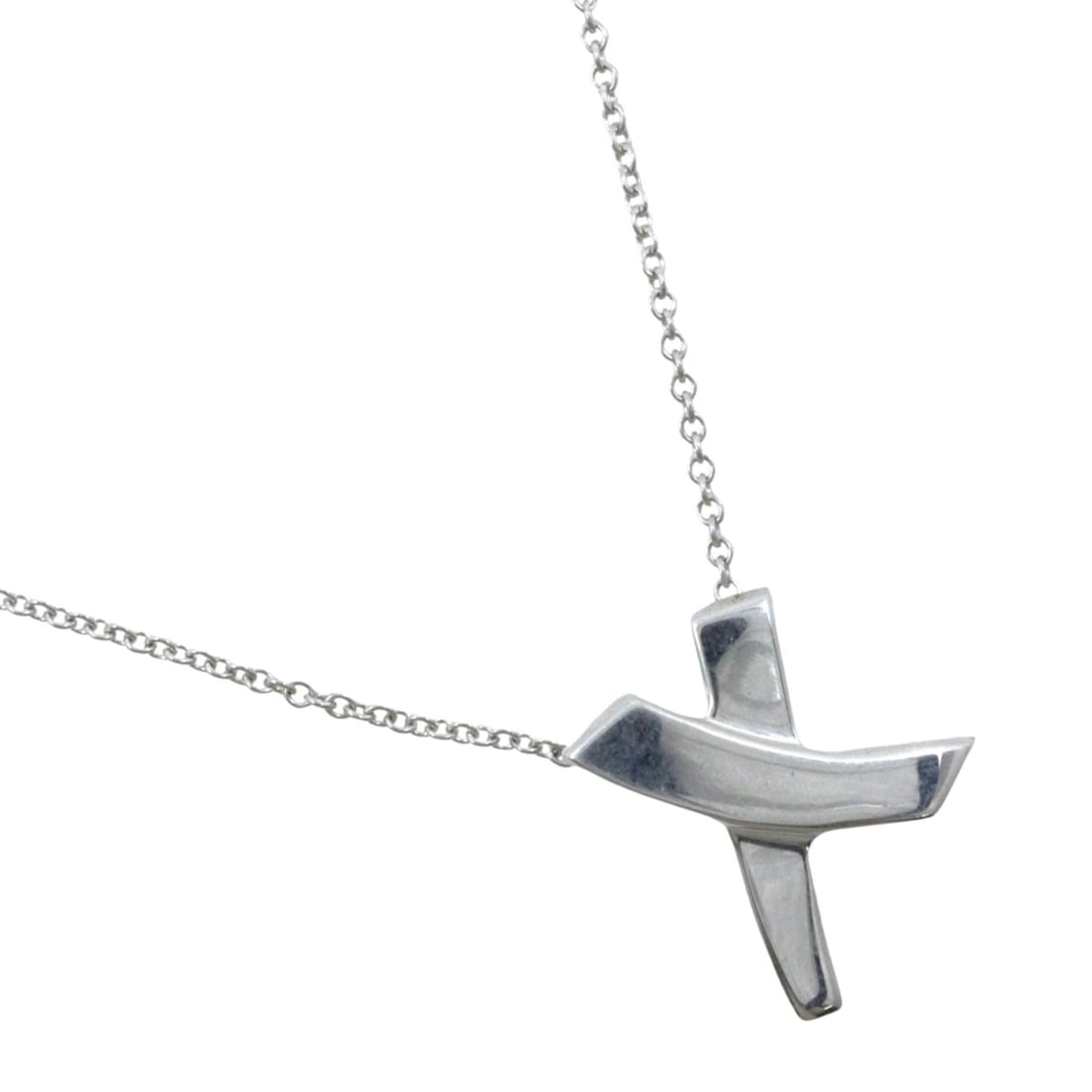 Tiffany & Co. Loving Heart Necklace, Sterling Silver 925, Approx. 2.3g, Women's.: --- Catalog ---Category: SizePendant Size: 15mm x 12mm / 0.59'' x 0.47''Neck Circumference: 40 cm / 15.74''Category: DesignGender: WomenMaterial: Silver 925Necklace Type: NecklaceCategory: GeneralBran