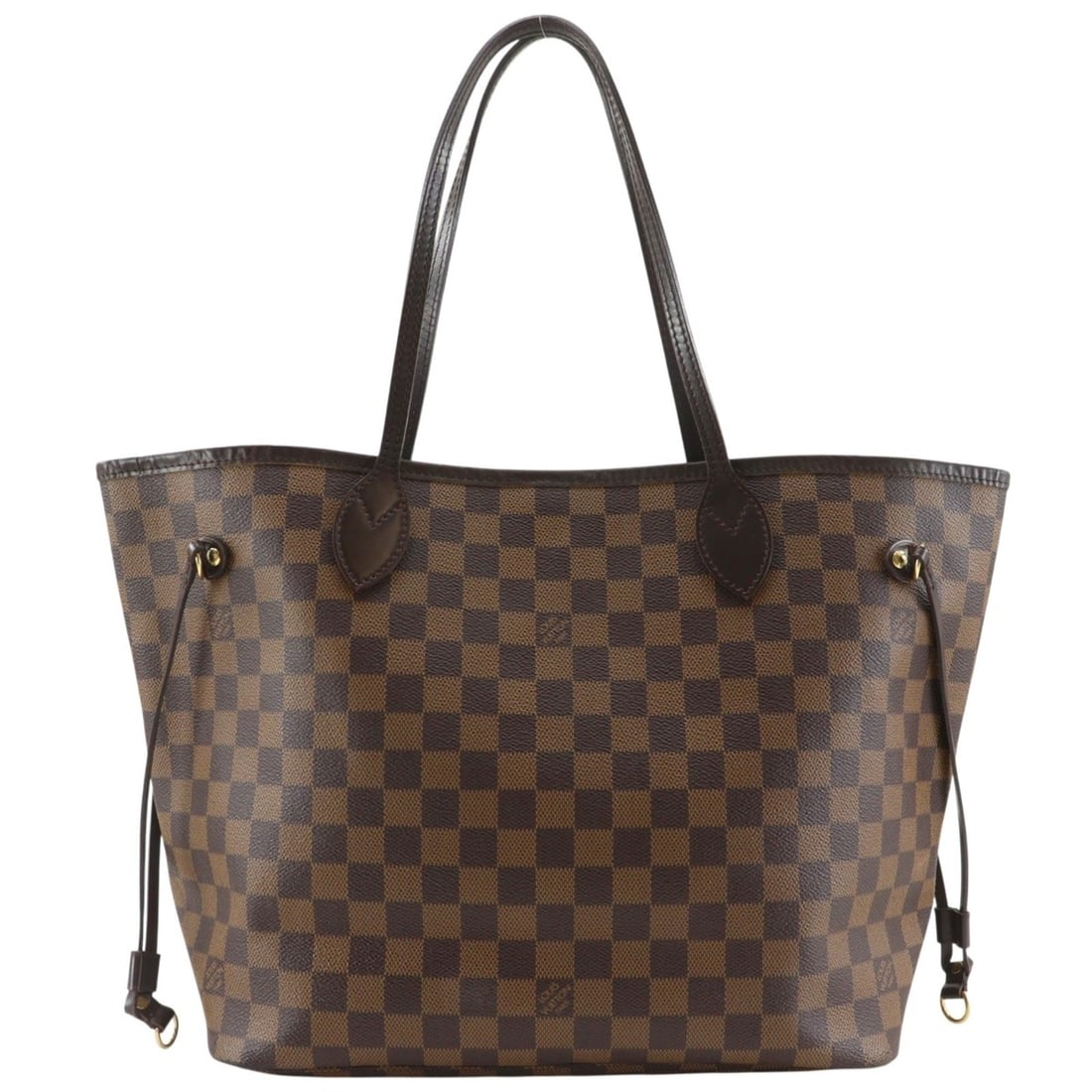 Louis Vuitton Neverfull MM Tote Bag N51105 Damier Canvas 2012 Brown GI2102 A4 Unisex: --- Catalog ---Category: SizeSize (HxWxD): 28cm x 32cm x 16cm / 11.02'' x 12.59'' x 6.29''Category: DesignType: Tote bagColor: BrownGender: WomenMaterial: Damier Canvas Category: GeneralMPN: N51105Bra