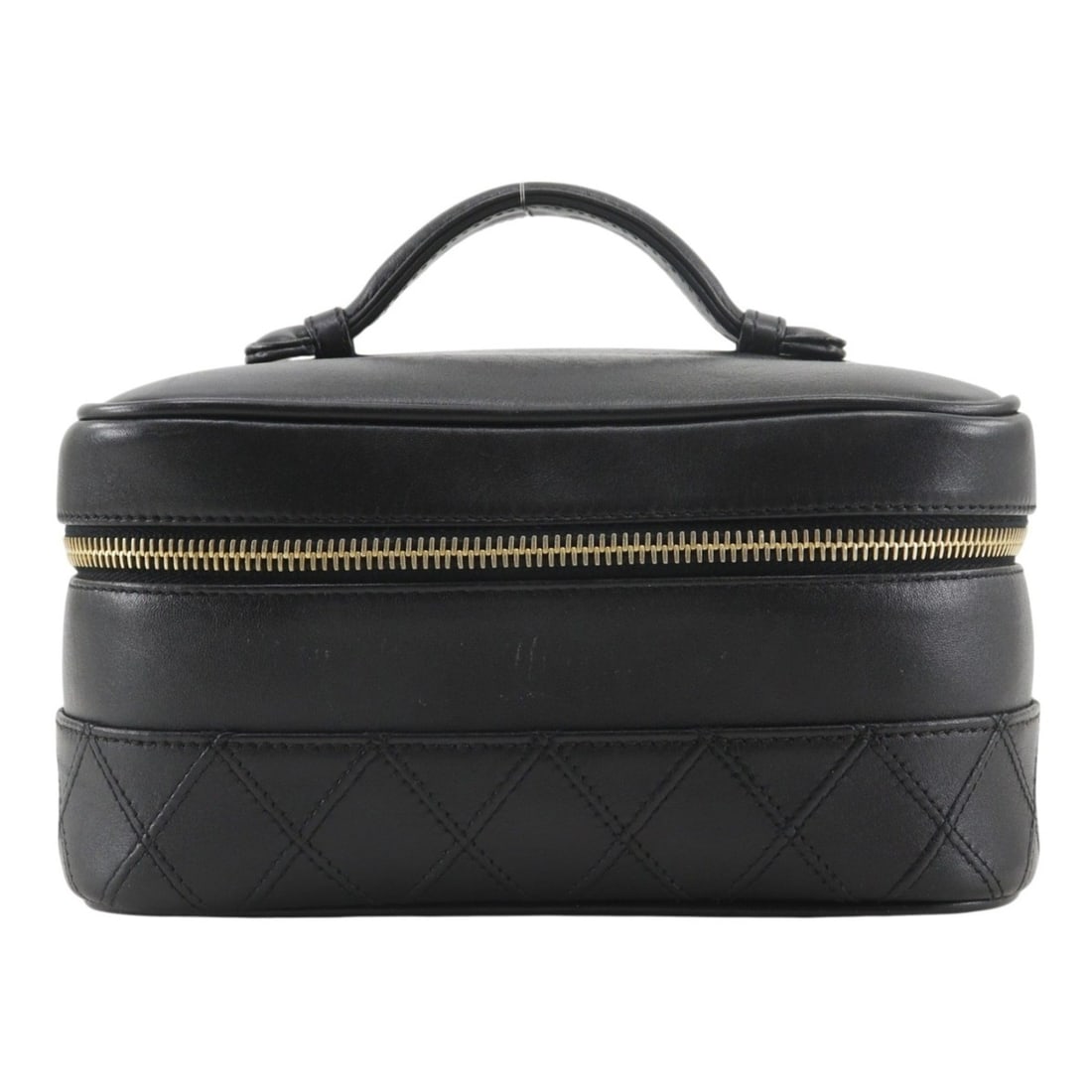 Chanel Bicolole Vanity Pouch, Calfskin, Black, Women's (1 of 14)