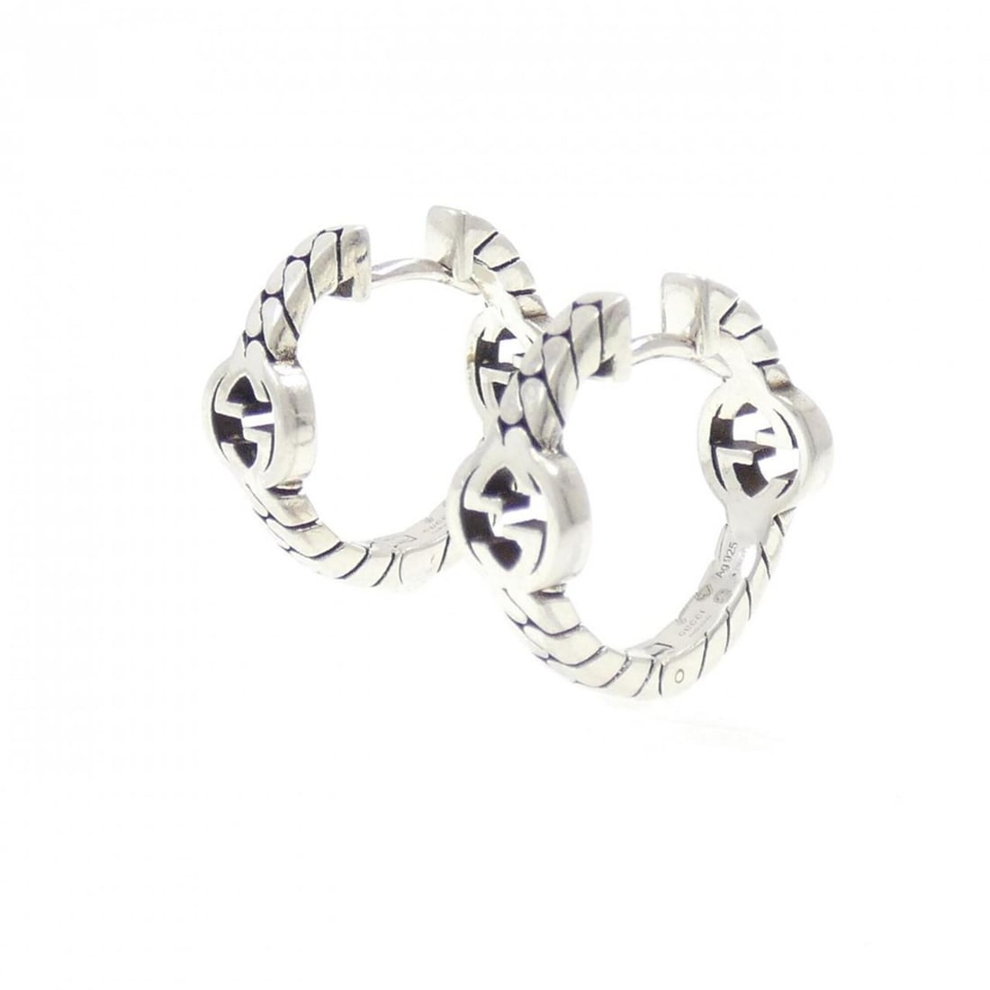 Gucci Interlocking G Hoop Earrings - 2