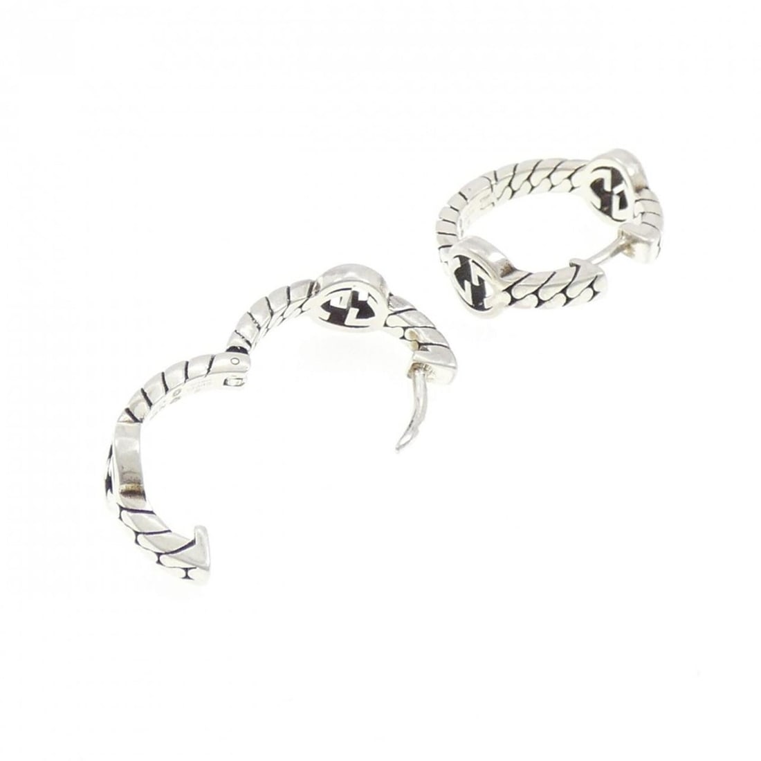 Gucci Interlocking G Hoop Earrings - 3