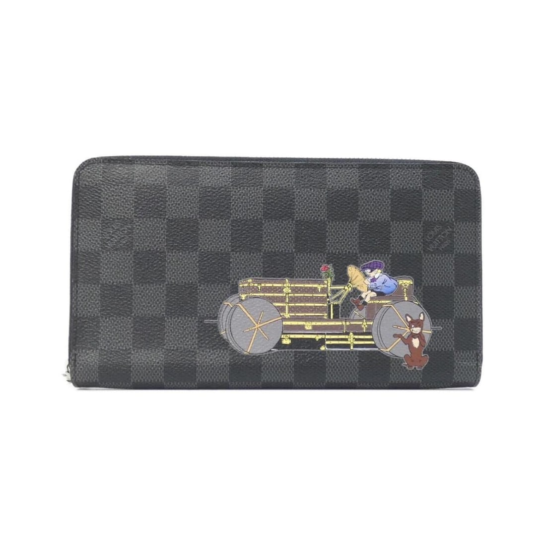 Louis Vuitton Damier Graphite (Ray Illustré) Zippy Organizer N63002 Wallet: --- Catalog ---Category: SizeSize (HxWxD): 11cm x 21cm x 2cm / 4.33'' x 8.26'' x 0.78''Category: DesignType: Long wallet (bi-fold)Color: GraphiteGender: MenMaterial: Coated canvas Category: