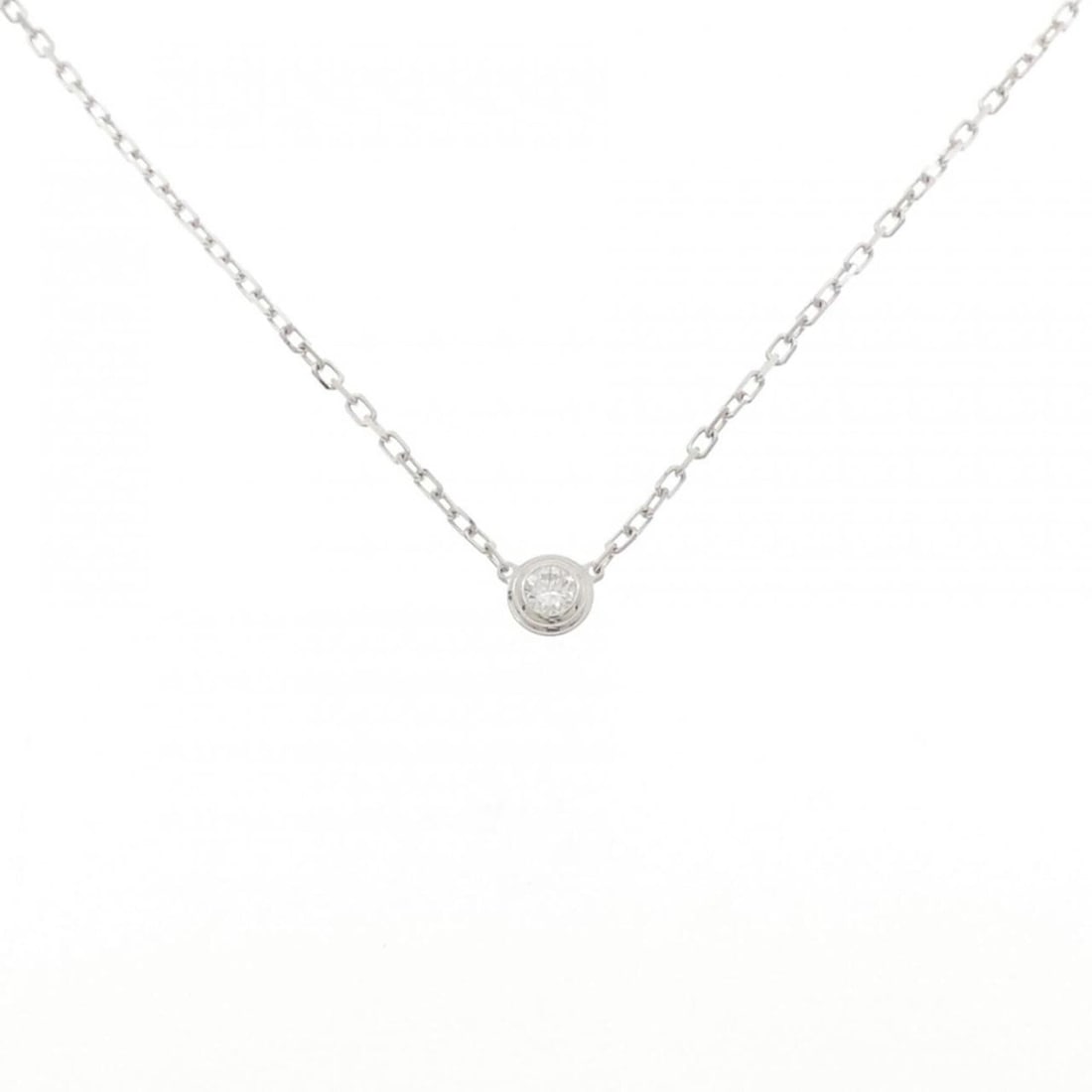 Cartier Damour Small Necklace: --- Catalog ---Category: SizeWidth: 1.2mm / 0.05''Diameter: 4.4mm / 0.17''Neck Circumference: 37 cm - 41 cm / 14.56'' - 16.14''Category: DesignStone: DiamondGender: WomenMaterial: White gold