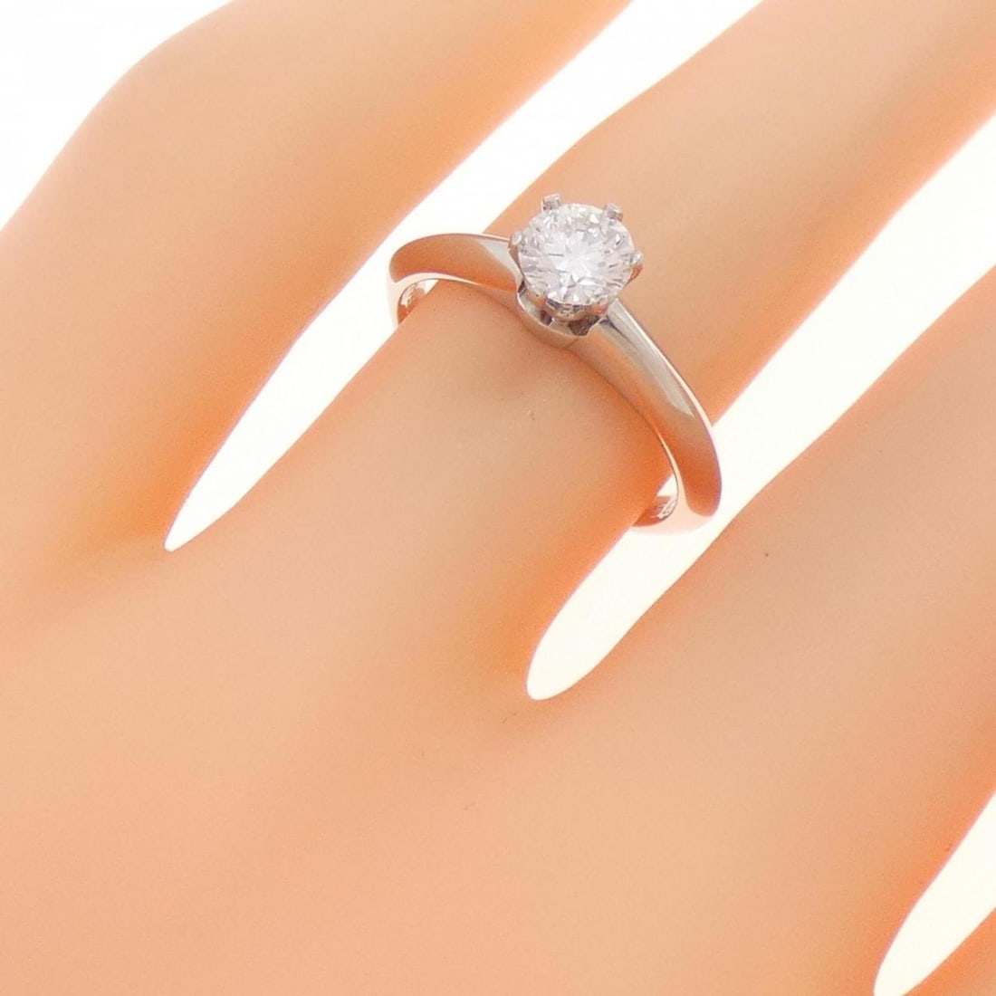 Tiffany Classic Solitaire Ring 0.39CT D IF - 5