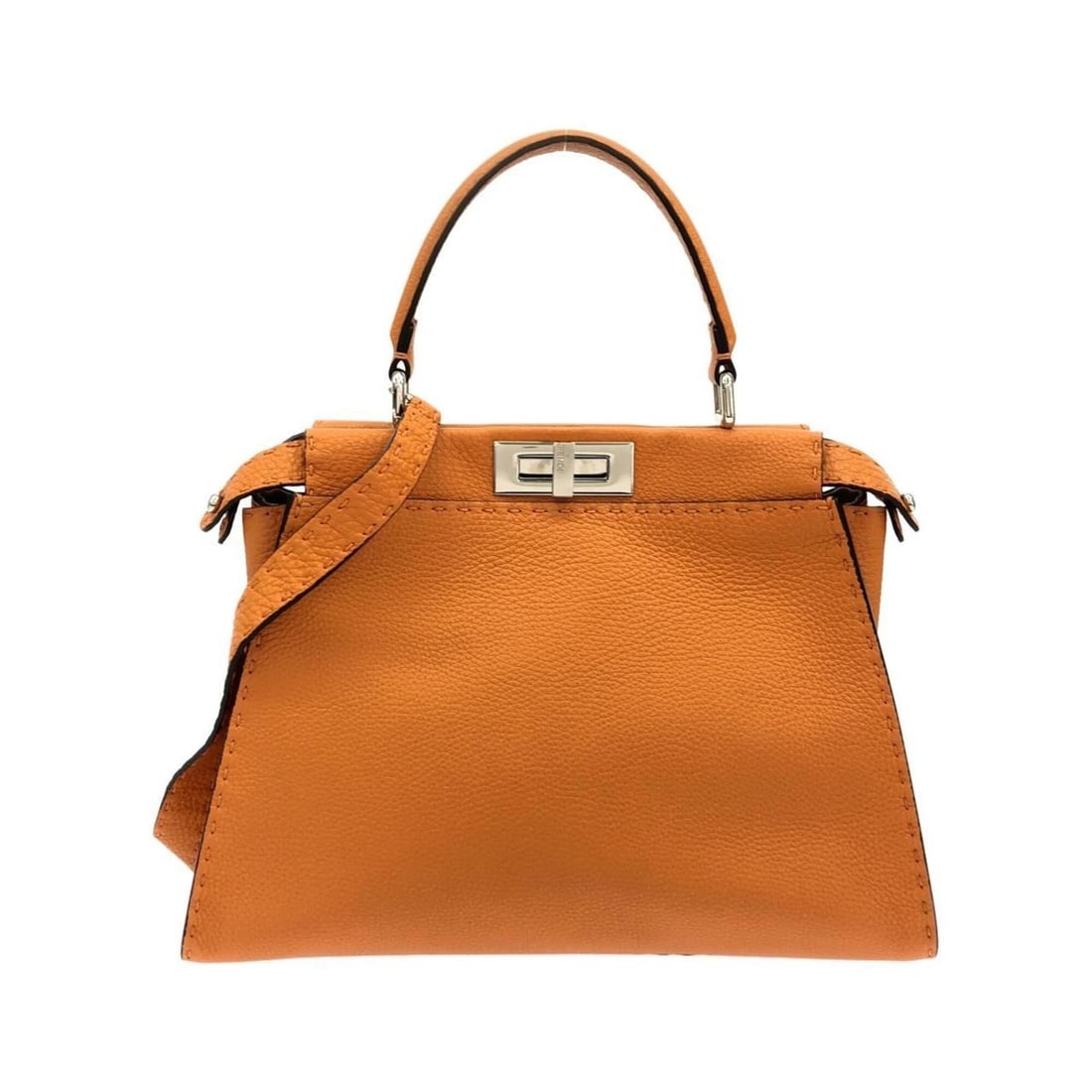 Fendi SELLERIA Peekaboo 8NB290 Q0J Handbag: --- Catalog ---Category: SizeSize (HxWxD): 25cm x 34cm x 12cm / 9.84'' x 13.38'' x 4.72''Category: DesignType: HandbagGender: Men,WomenMaterial: Leather Hardware Color: SilverLeather/Fur Type: