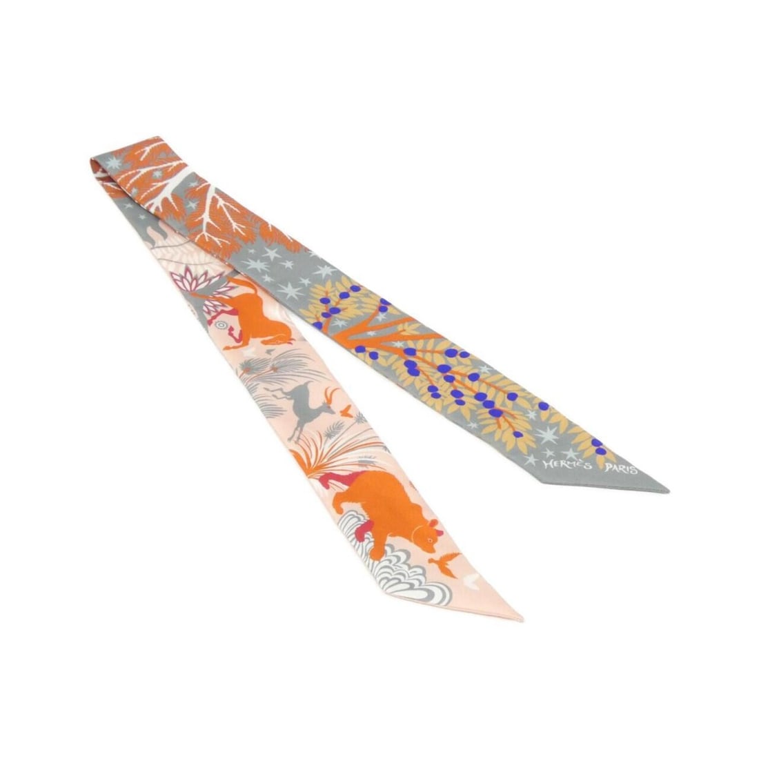 Hermes LE CHARME D'ORPHEE Twilly 063702S Scarf Muffler: --- Catalog ---Category: SizeSize (LxW): 5cm x 86cm / 1.96'' x 33.85''Category: DesignType: ScarfColor: Multi-colorGender: Men,WomenMaterial: Silk Category: GeneralMPN: 063702SBrand: Hermes--- Item