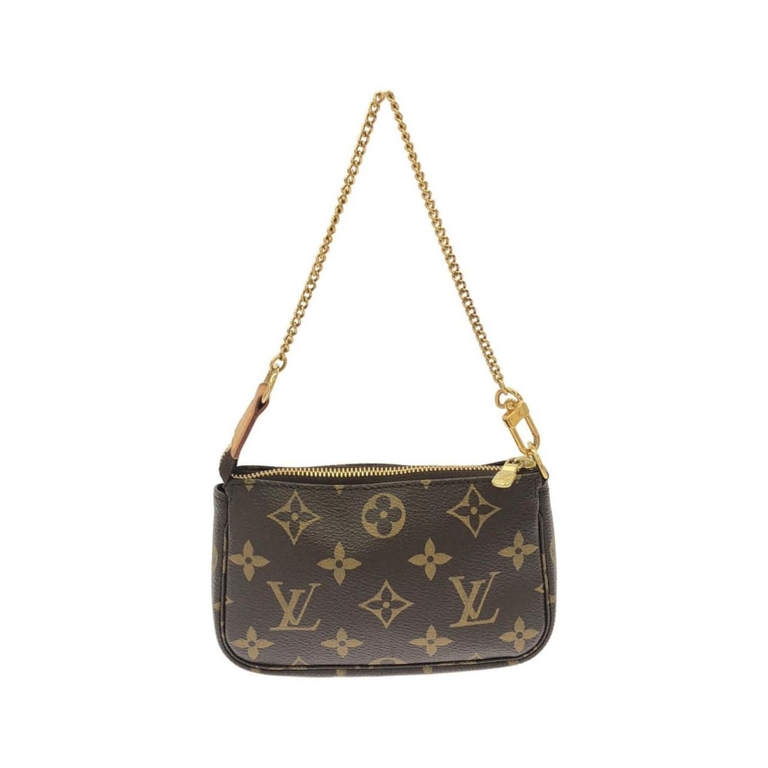 Louis Vuitton Monogram Mini Pochette Accessoires M58009 Accessory Pouch: --- Catalog ---Category: SizeSize (HxWxD): 9.5cm x 15cm x 3cm / 3.74'' x 5.9'' x 1.18''Category: DesignType: Pochette, PouchColor: MarronGender: Women,MenMaterial: Coated canvas Hardware Color: