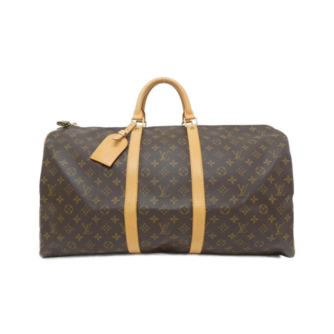Louis Vuitton Monogram Keepall 55cm M41424 Boston Bag: --- Catalog ---Category: SizeSize (HxWxD): 31cm x 55cm x 24cm / 12.2'' x 21.65'' x 9.44''Category: DesignType: Boston bagColor: MarronGender: Women,MenMaterial: Coated canvas Hardware Color: GoldCateg