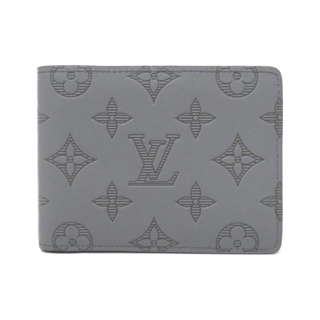 Louis Vuitton Monogram Shadow Portefeuille Multiple M81383 Billfold: --- Catalog ---Category: SizeSize (HxWxD): 9cm x 12cm x 1cm / 3.54'' x 4.72'' x 0.39''Category: DesignType: Wallet (bi-fold)Color: Gray, GrisGender: MenMaterial: Monogram Shadow Category: GeneralMPN: