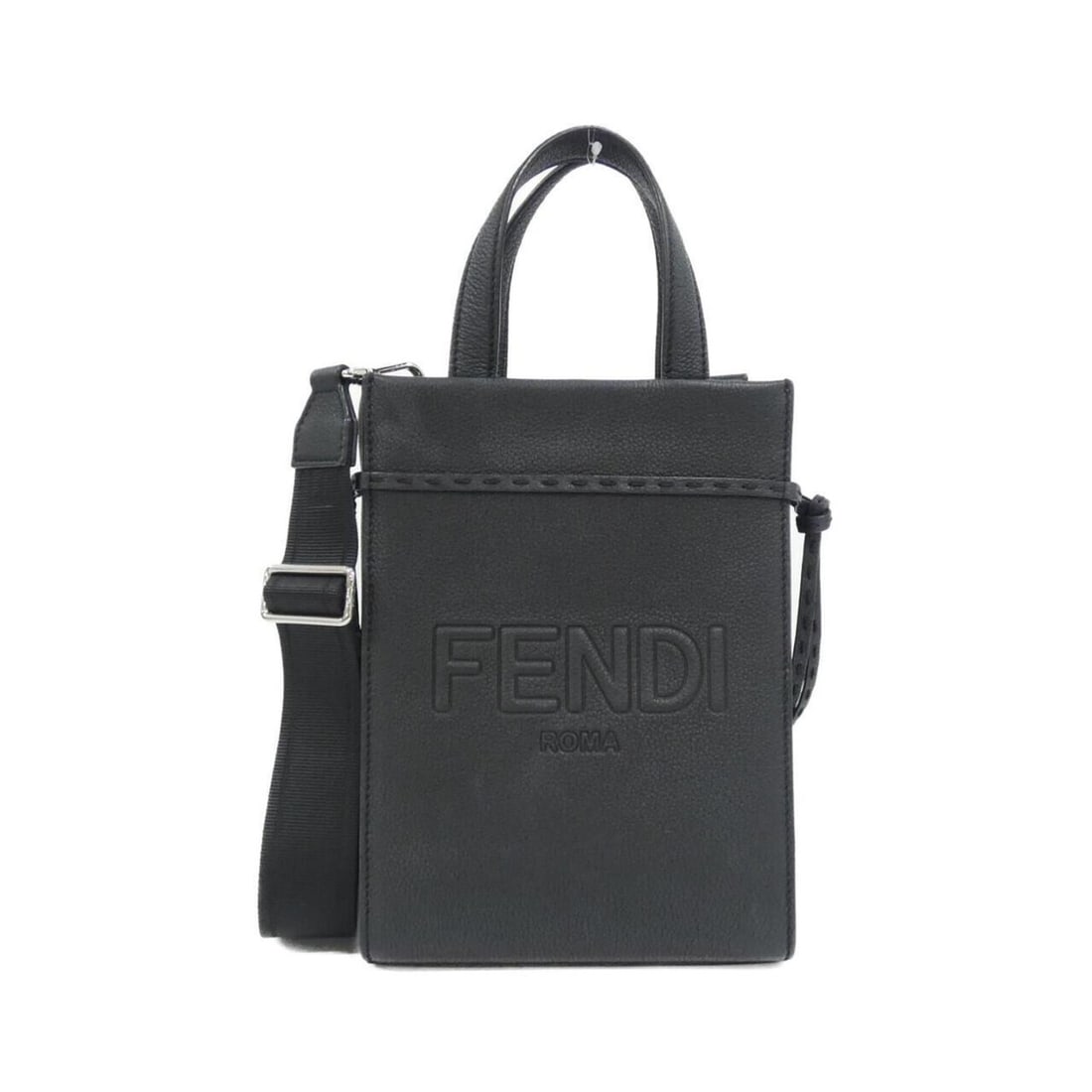 Fendi Go To Shopper 7VA584 AMAC Handbag: --- Catalog ---Category: SizeSize (HxWxD): 25cm x 18cm x 8cm / 9.84'' x 7.08'' x 3.14''Category: DesignType: Handbag, Tote bagColor: BlackGender: Women,MenMaterial: Leather Category: GeneralMPN: 7VA58