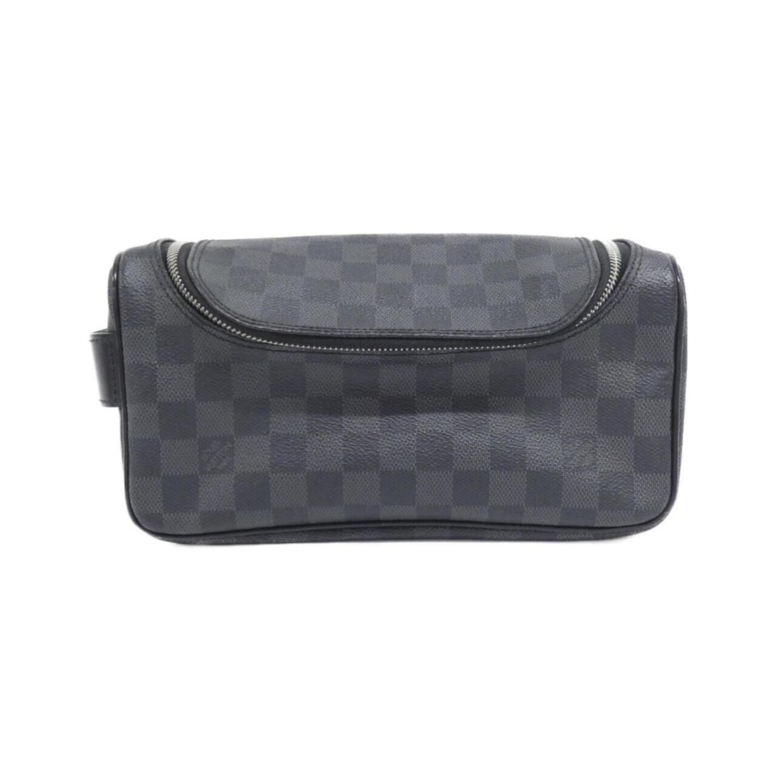 Louis Vuitton Damier Graphite Toiletry Handbag Pouch N47625: --- Catalog ---Category: SizeSize (HxWxD): 13cm x 25cm x 10cm / 5.11'' x 9.84'' x 3.93''Category: DesignType: Handbag, PouchColor: GraphiteGender: MenMaterial: Coated canvas Hardware Color: