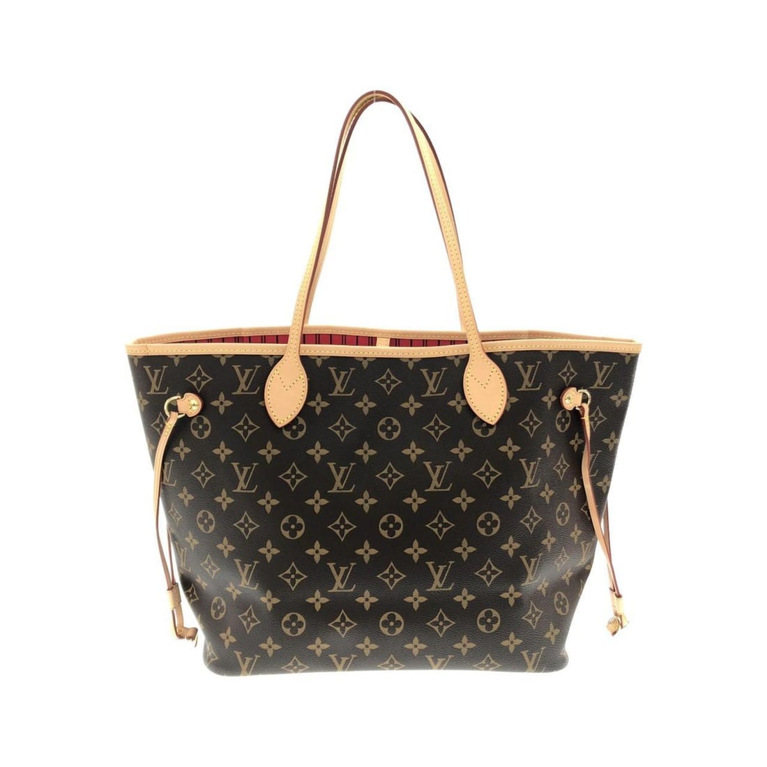 Louis Vuitton Monogram Neverfull MM M46987 Handbag: --- Catalog ---Category: SizeSize (HxWxD): 28cm x 45cm x 16cm / 11.02'' x 17.71'' x 6.29''Category: DesignType: Handbag, PouchColor: Cerise, MarronGender: WomenMaterial: Coated canvas Hardware Color: 