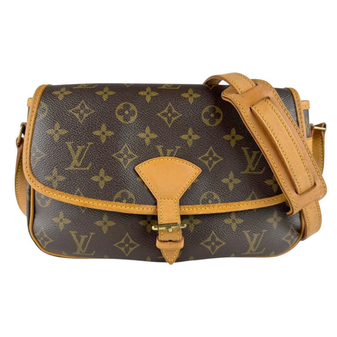 Louis Vuitton LOUIS VUITTON Crossbody Shoulder Bag Monogram Sologne Canvas Brown Gold Women's M42250: --- Catalog ---Category: SizeSize (HxWxD): 19cm x 26cm x 8cm / 7.48'' x 10.23'' x 3.14''Category: DesignType: Shoulder bagColor: Brown, MonogramGender: WomenMaterial: Monogram Category: GeneralMPN: