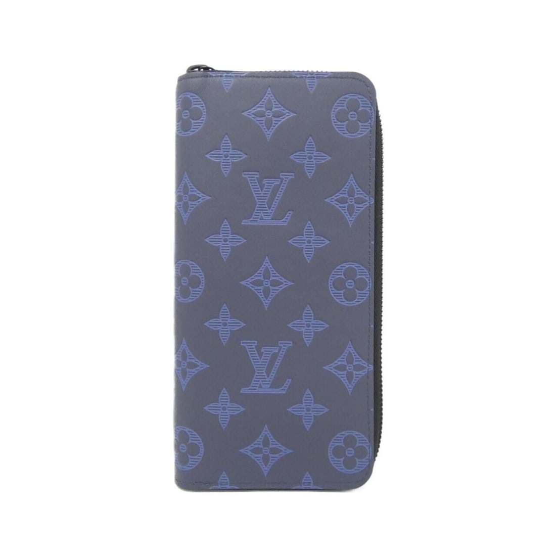 Louis Vuitton Monogram Shadow Zippy Wallet M80423: --- Catalog ---Category: SizeSize (HxWxD): 20cm x 10cm x 2cm / 7.87'' x 3.93'' x 0.78''Category: DesignType: Long wallet (bi-fold)Color: NavyGender: MenMaterial: Leather Leather/Fur Type: Calf leather
