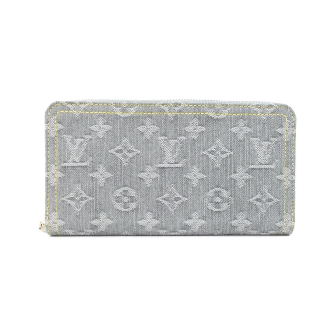 Louis Vuitton Monogram Denim Zippy Wallet M13214: --- Catalog ---Category: SizeSize (HxWxD): 10cm x 19cm x 2cm / 3.93'' x 7.48'' x 0.78''Category: DesignType: Long wallet (bi-fold)Color: GrayGender: Men,WomenMaterial: Monogram Denim Category: General