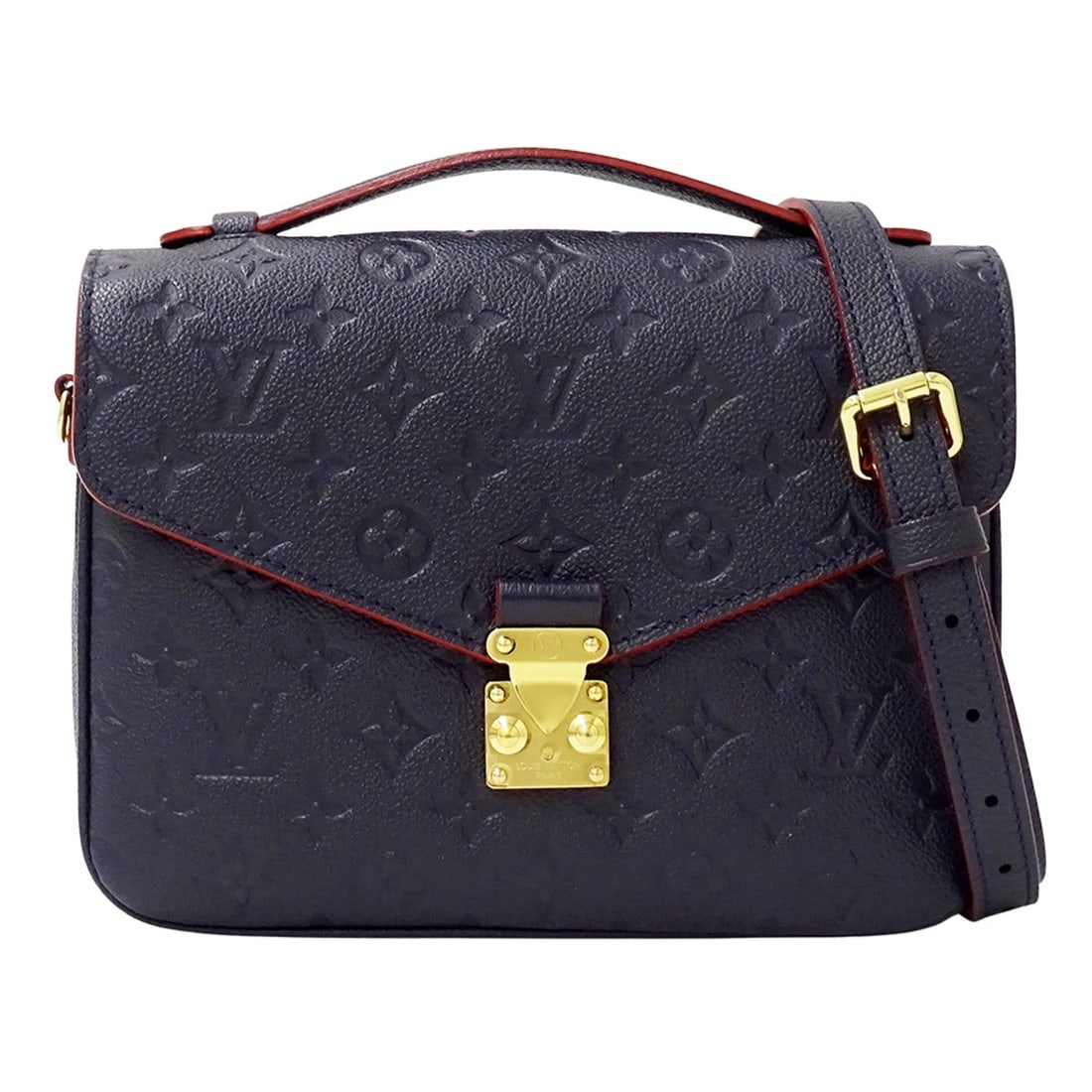 Louis Vuitton LOUIS VUITTON handbag, Monogram Empreinte, women's, brand handbag/shoulder bag, 2-way,: --- Catalog ---Category: SizeSize (HxWxD): 19cm x 24.5cm x 7cm / 7.48'' x 9.64'' x 2.75''Category: DesignType: Handbag, Pochette, Shoulder bagColor: Marine rougeGender: WomenMaterial: Monogram Emprein