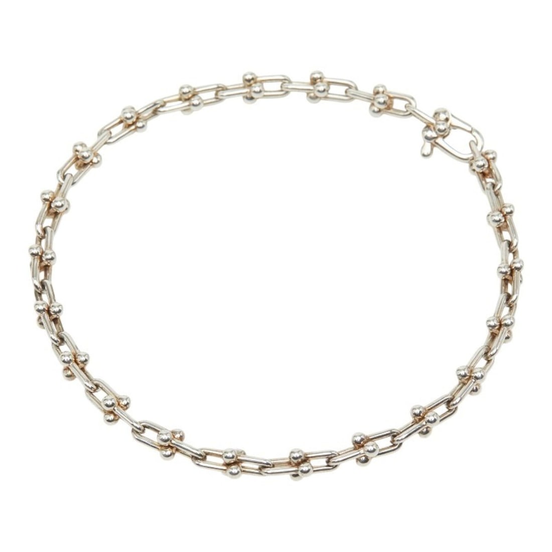 Tiffany HardWear Microlink Medium Bracelet, SV925 Silver, Women's. (TIFFANY&Co.): --- Catalog ---Category: SizeLength: 17cm / 6.69''Category: DesignType: Charm braceletGender: WomenMaterial: Silver 925Category: GeneralBrand: Tiffany--- Item List ---Section: ConditionRanking: Rank A