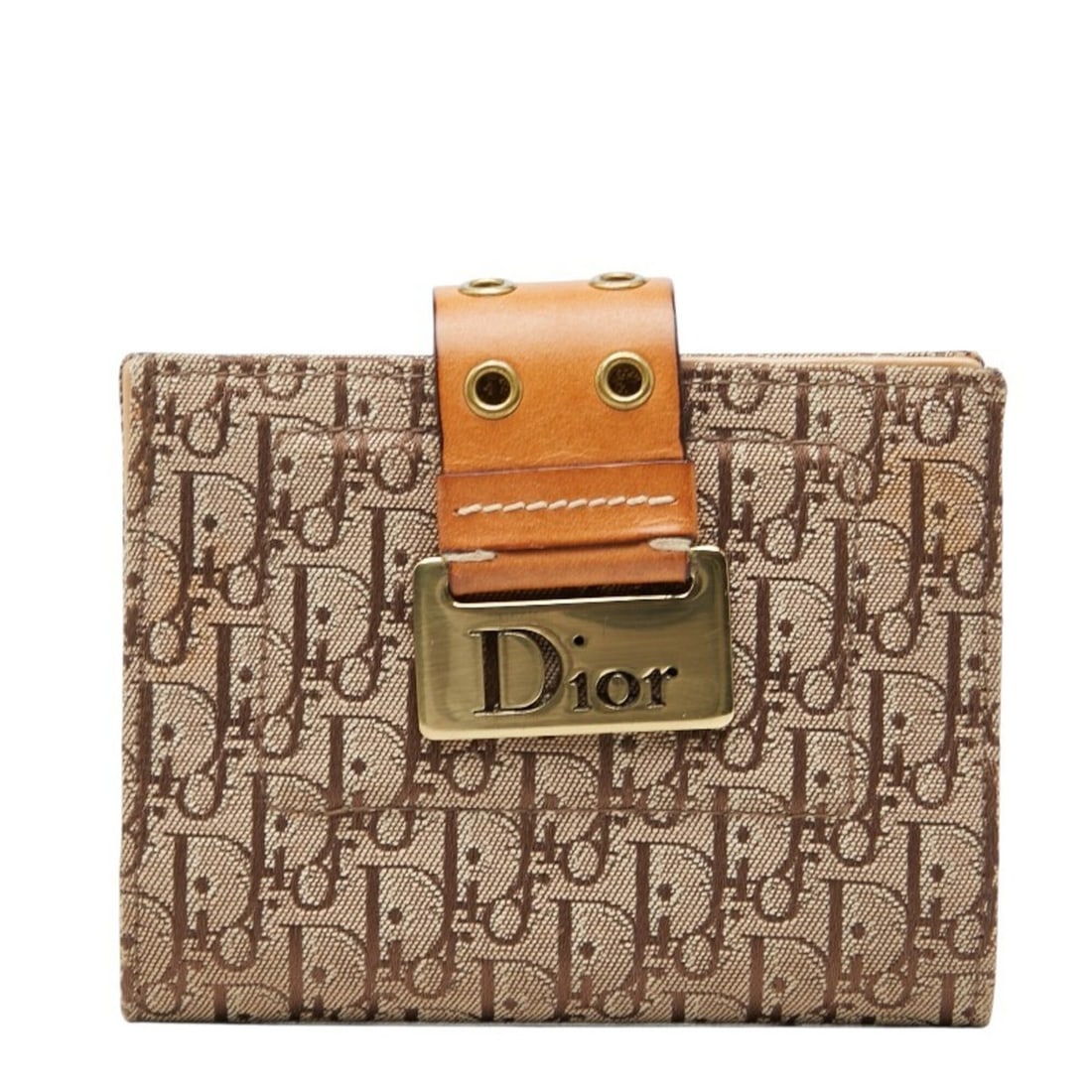 Christian Dior Dior Trotter Jacquard Business Card Holder/Card Case, Bi-fold, Beige/Brown Canvas: --- Catalog ---Category: DesignType: Card caseColor: Beige, BrownGender: WomenMaterial: Canvas , Leather Category: GeneralBrand: Christian DiorCategory: Physical PropertiesSize (HxWxD): 8.5cm x 11cm x