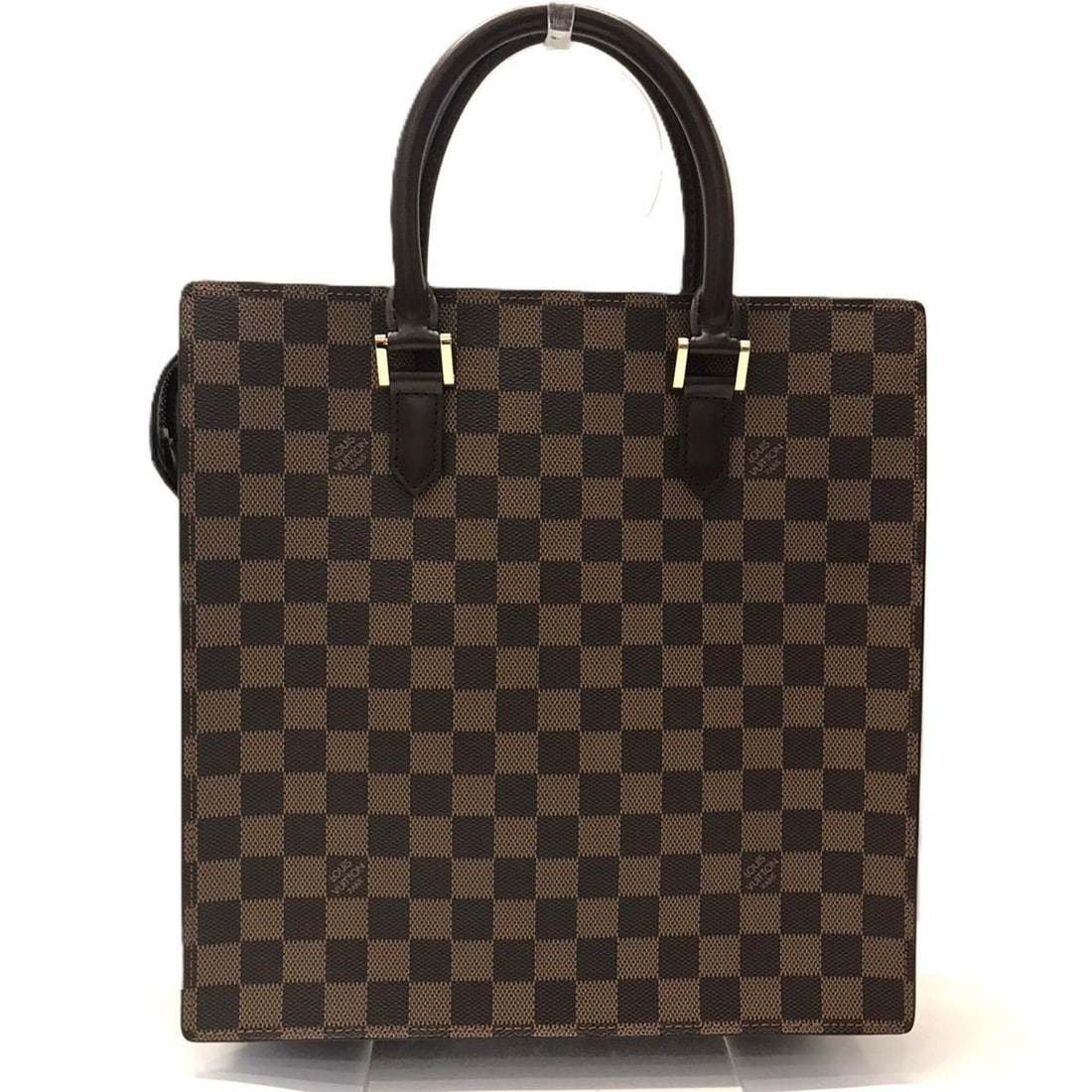 Louis Vuitton Venice PM Damier Ebene Mini Tote Bag Brown Square N51145 LOUIS VUITTON: --- Catalog ---Category: SizeSize (HxWxD): 29cm x 29cm x 8.5cm / 11.41'' x 11.41'' x 3.34''Category: DesignType: Tote bagColor: Brown, Damier Canvas, EbeneGender: Men,WomenMaterial: Damier Canvas Cate