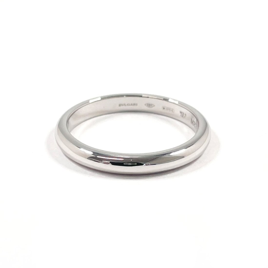 BVLGARI Fedi Wedding Ring, Platinum 950, Size 12, Silver, Men's: --- Catalog ---Category: SizeWidth: 2.6mm / 0.1''Weight: 4.49g / 0.15oz.JP Size: 12US Size: 6.5Category: DesignType: Wedding ringColor: SilverGender: MenMaterial: Platinum 950Category: GeneralBrand: B