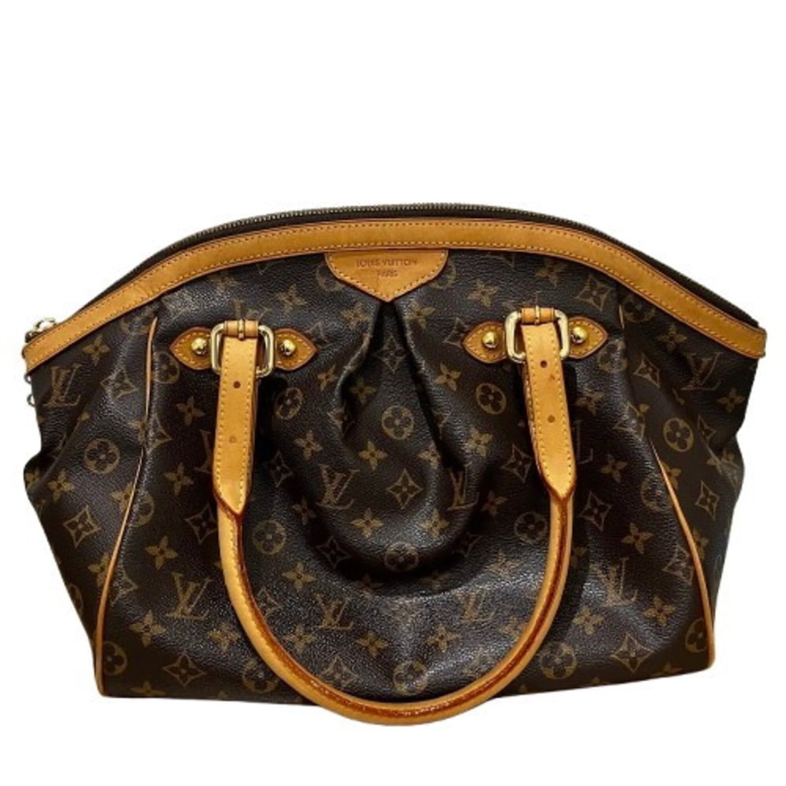 Louis Vuitton Tivoli GM M40144 Brown Handbag: --- Catalog ---Category: SizeSize (HxWxD): 28cm x 33cm x 20cm / 11.02'' x 12.99'' x 7.87''Category: DesignType: HandbagColor: BrownGender: Women,MenMaterial: PVC Category: GeneralMPN: M40144Brand: Lou