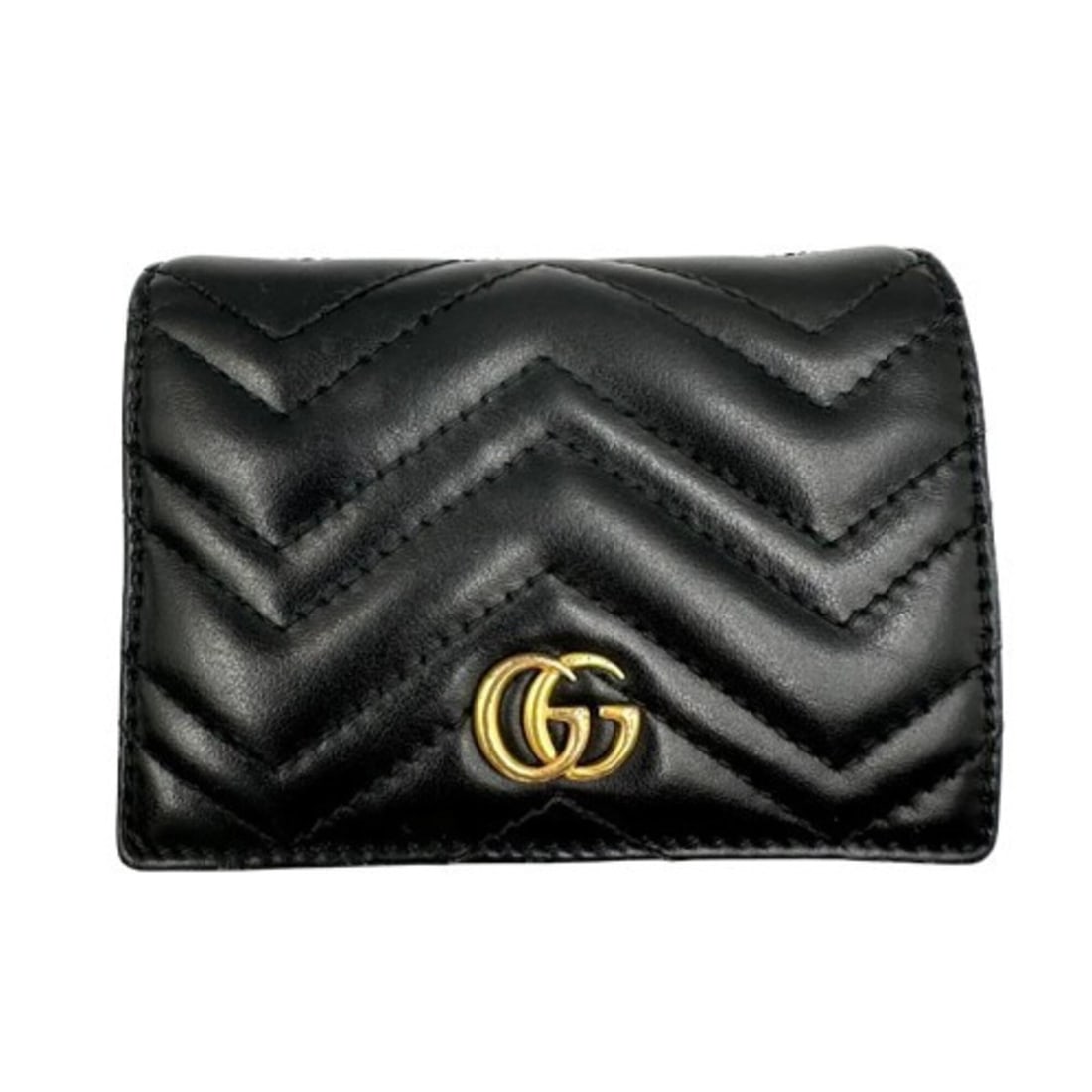 GUCCI GG Marmont Bi-fold Wallet 466492 Black (1 of 12)