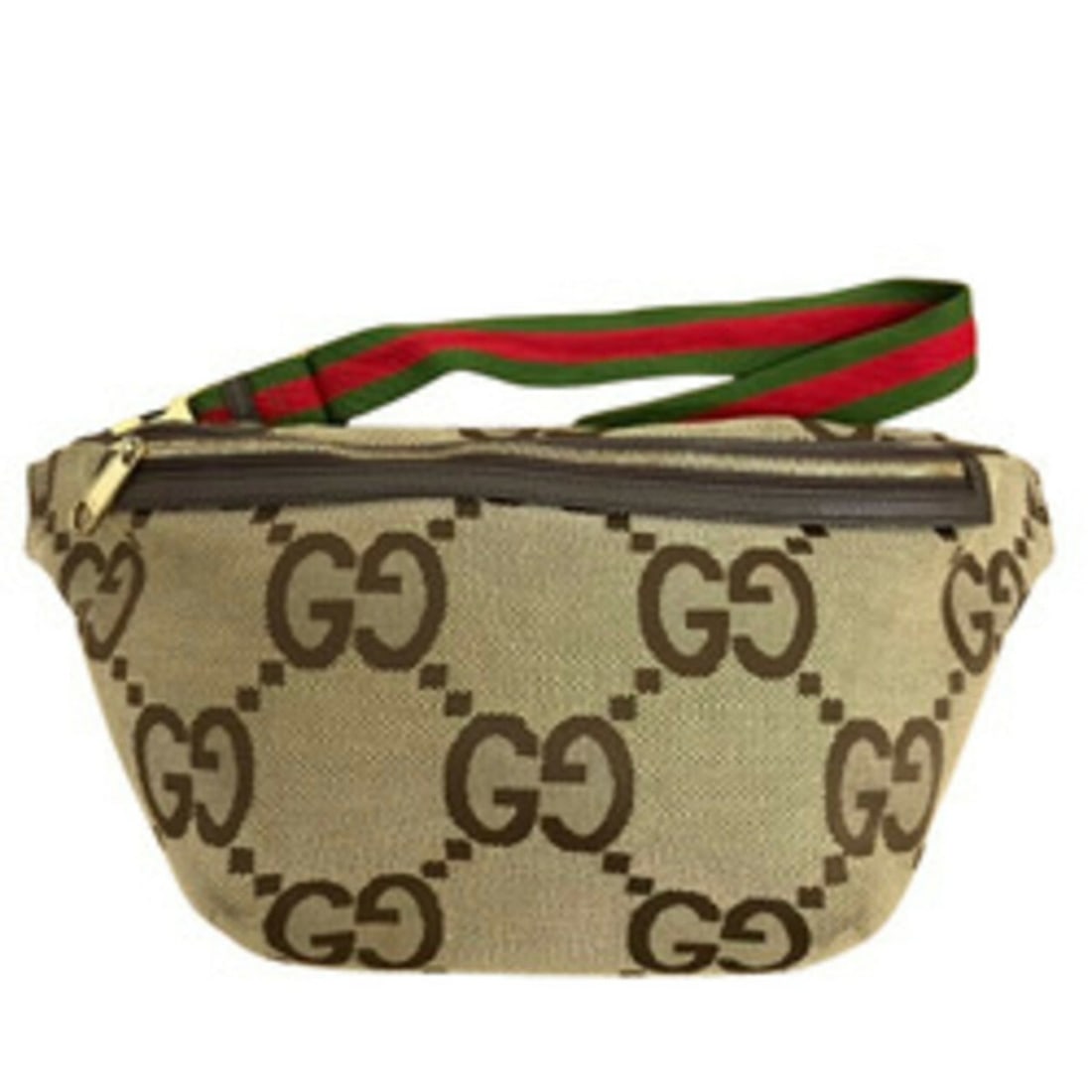 GUCCI 696031 Jumbo GG Belt Bag Body: --- Catalog ---Category: SizeSize (HxWxD): 20cm x 39cm x 4.5cm / 7.87'' x 15.35'' x 1.77''Category: DesignType: Sling bagColor: Beige, BrownGender: Women,MenMaterial: GG canvas Category: GeneralMPN: 6