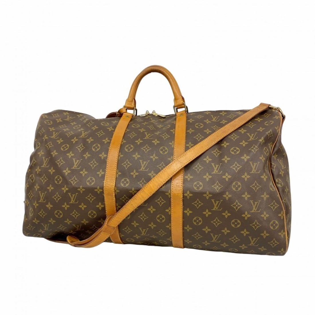 Louis Vuitton Bags - Boston Monogram Keepall Bandoulière 60 M41412 Brown Men's & Women's: --- Catalog ---Category: SizeSize (HxWxD): 34cm x 60cm x 27cm / 13.38'' x 23.62'' x 10.62''Category: DesignType: Boston bagColor: BrownGender: Men,WomenCategory: GeneralMPN: M41412Brand: Louis Vuitton