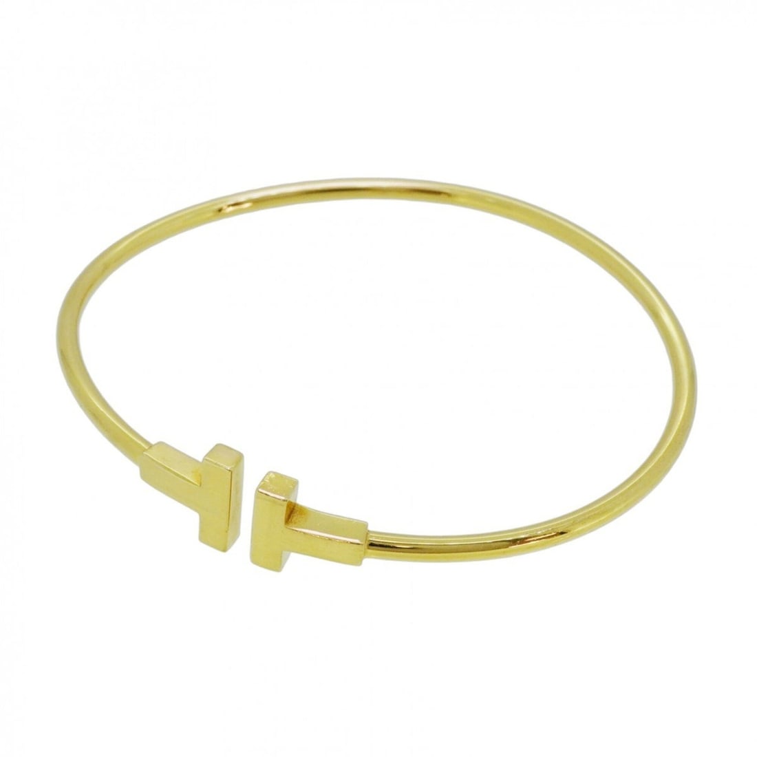 Tiffany & Co. T-Wire Bangle, 18K Yellow Gold, Women's, P2847744 (1 of 9)