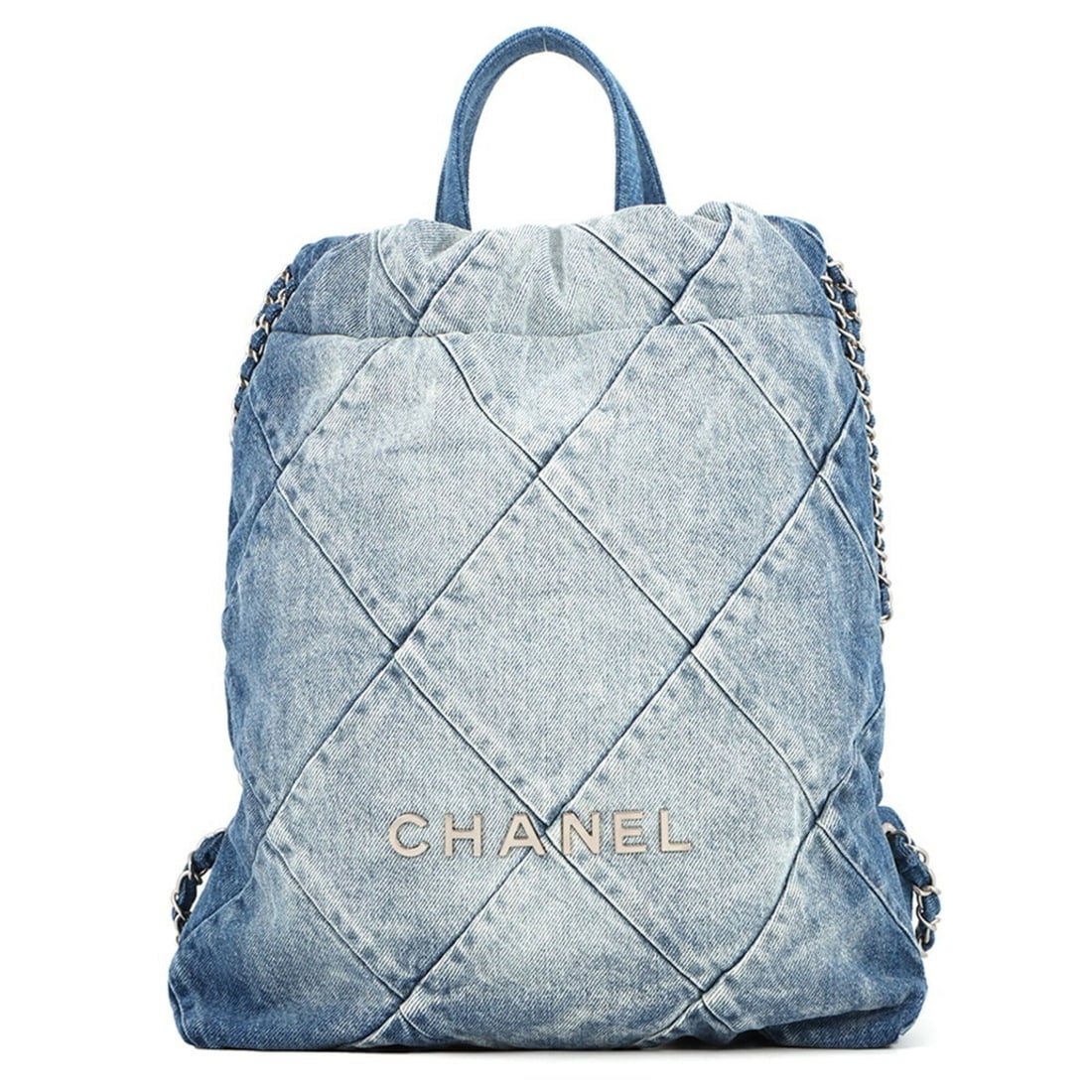 Chanel Backpack, 22 Denim AS3859, CHANEL Handbag, Handbag for Women, (1 of 12)