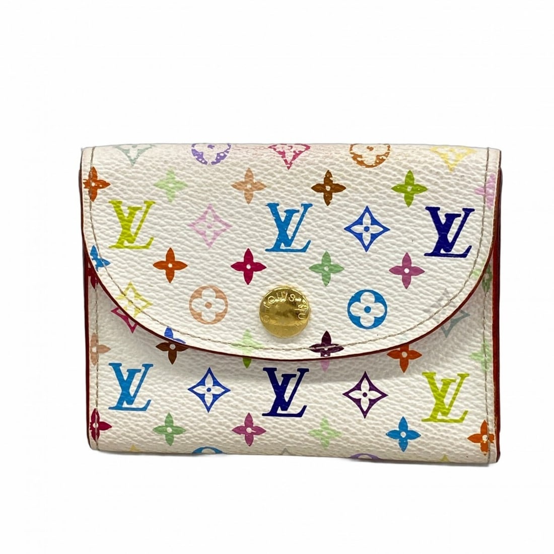Louis Vuitton Business Card Holder, Monogram Multicolor, Enveloppe Carte de Visite M66560, Blanc: --- Catalog ---Category: DesignType: Business card caseColor: Blanc, LitchiGender: WomenCategory: GeneralMPN: M66560Brand: Louis VuittonCategory: Physical PropertiesSize (HxWxD): 7.5cm x 10.5cm x 1.5c