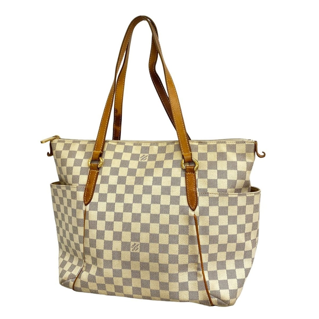 Louis Vuitton Damier Azur Totally MM Tote Bag N51262 White Women's: --- Catalog ---Category: SizeSize (HxWxD): 30cm x 34cm x 15cm / 11.81'' x 13.38'' x 5.9''Category: DesignType: Tote bagColor: WhiteGender: WomenCategory: GeneralMPN: N51262Brand: Louis Vuitton--- Item