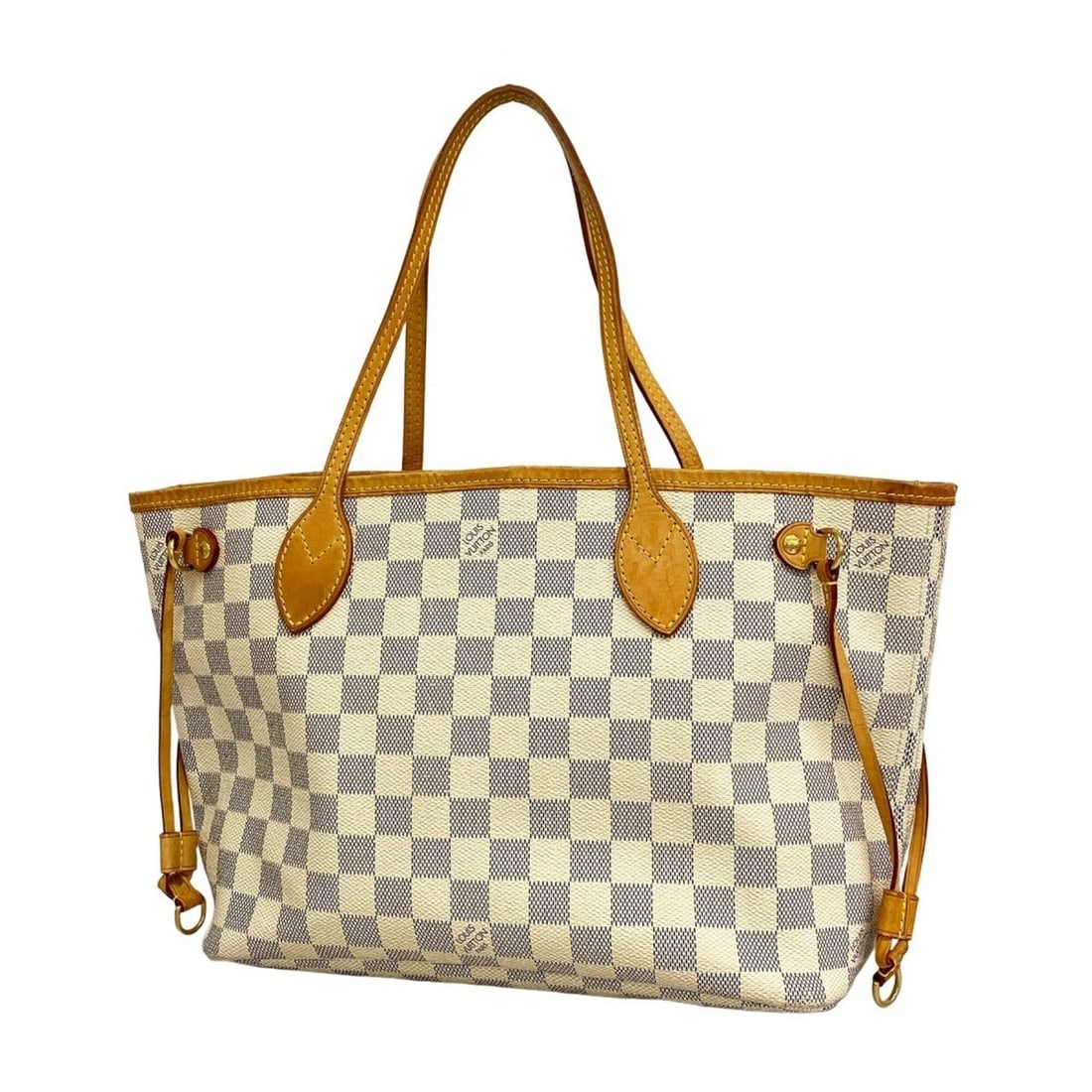 Louis Vuitton Damier Azur Neverfull PM Tote Bag N51110 White Women's: --- Catalog ---Category: SizeSize (HxWxD): 22cm x 28cm x 13cm / 8.66'' x 11.02'' x 5.11''Category: DesignType: Tote bagColor: WhiteGender: WomenCategory: GeneralMPN: N51110Brand: Louis Vuitton--- Item