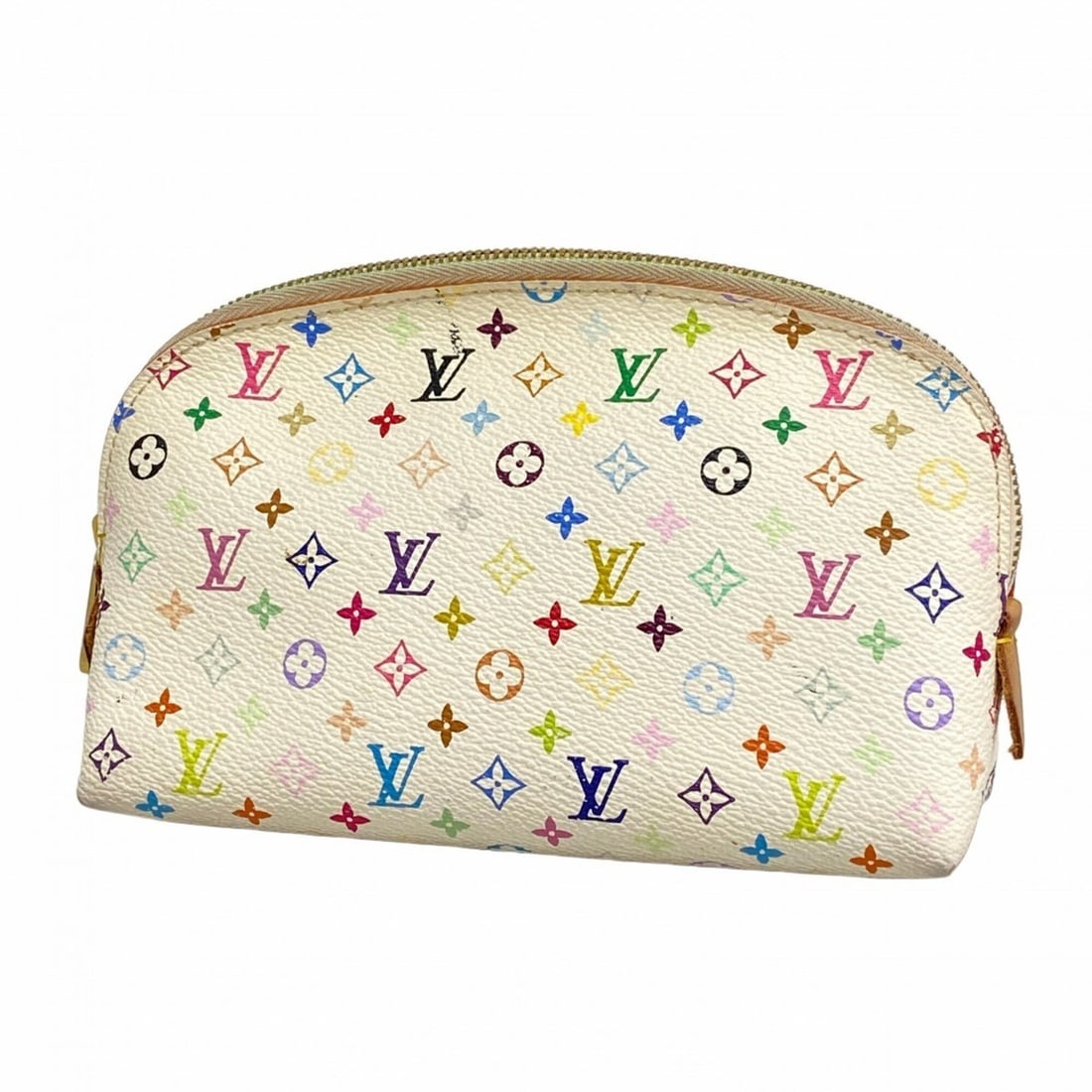 Louis Vuitton Monogram Multicolor Pochette Tic Bag/Pouch M47354 Blanc Rich Ladies: --- Catalog ---Category: SizeSize (HxWxD): 12cm x 17.5cm x 6.5cm / 4.72'' x 6.88'' x 2.55''Category: DesignType: PouchColor: Blanc, LitchiGender: WomenCategory: GeneralMPN: M47354Brand: Louis Vuitton-