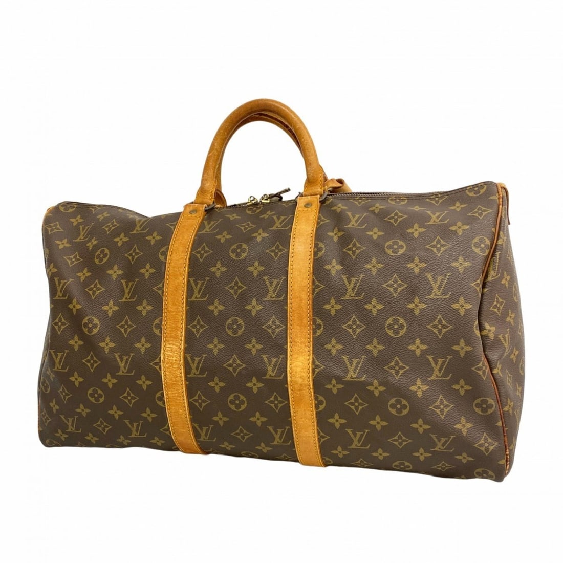 Louis Vuitton Bags - Boston Monogram Keepall 50 M41426 Brown Men's & Women's: --- Catalog ---Category: SizeSize (HxWxD): 28.5cm x 52cm x 22cm / 11.22'' x 20.47'' x 8.66''Category: DesignType: Boston bagColor: BrownGender: Men,WomenCategory: GeneralMPN: M41426Brand: Louis Vuitto