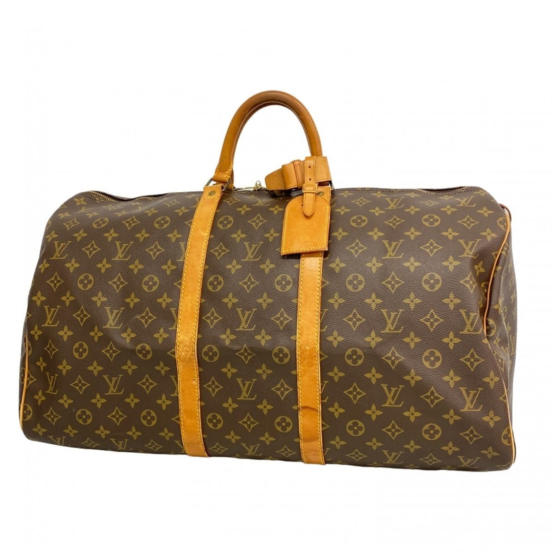 Louis Vuitton Bags - Boston Monogram Keepall 55 M41424 Brown Men's & Women's: --- Catalog ---Category: SizeSize (HxWxD): 30cm x 55cm x 25cm / 11.81'' x 21.65'' x 9.84''Category: DesignType: Boston bagColor: BrownGender: Men,WomenCategory: GeneralMPN: M41424Brand: Louis Vuitton-