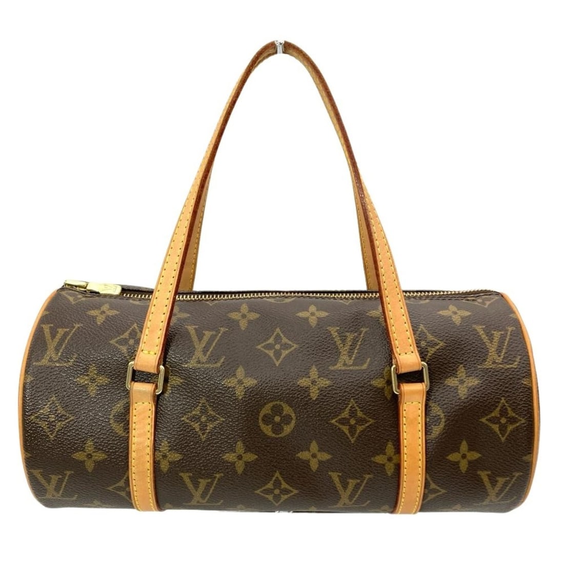Louis Vuitton Papillon 26 Handbag, Monogram Canvas, M51386, Brown, Gold Hardware, DU1004, Women's: --- Catalog ---Category: SizeSize (HxWxD): 13cm x 27cm x 13cm / 5.11'' x 10.62'' x 5.11''Category: DesignType: HandbagColor: BrownGender: WomenMaterial: Monogram , Canvas Category: GeneralMPN: M51386B