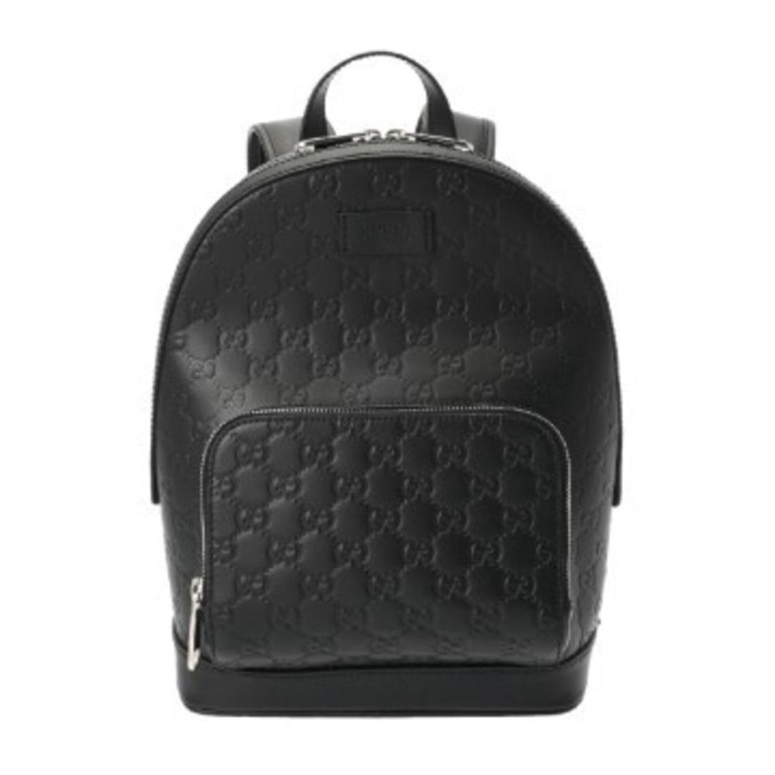 GUCCI Gucci Backpack, Guccissima, Black, 450967, Men's, Leather and Nylon, Backpack/Daypack, A Rank,: --- Catalog ---Category: SizeSize (HxWxD): 30cm x 23cm x 13cm / 11.81'' x 9.05'' x 5.11''Category: DesignType: BackpackColor: BlackGender: MenMaterial: Leather , Nylon Hardware Color: SilverCategory: 