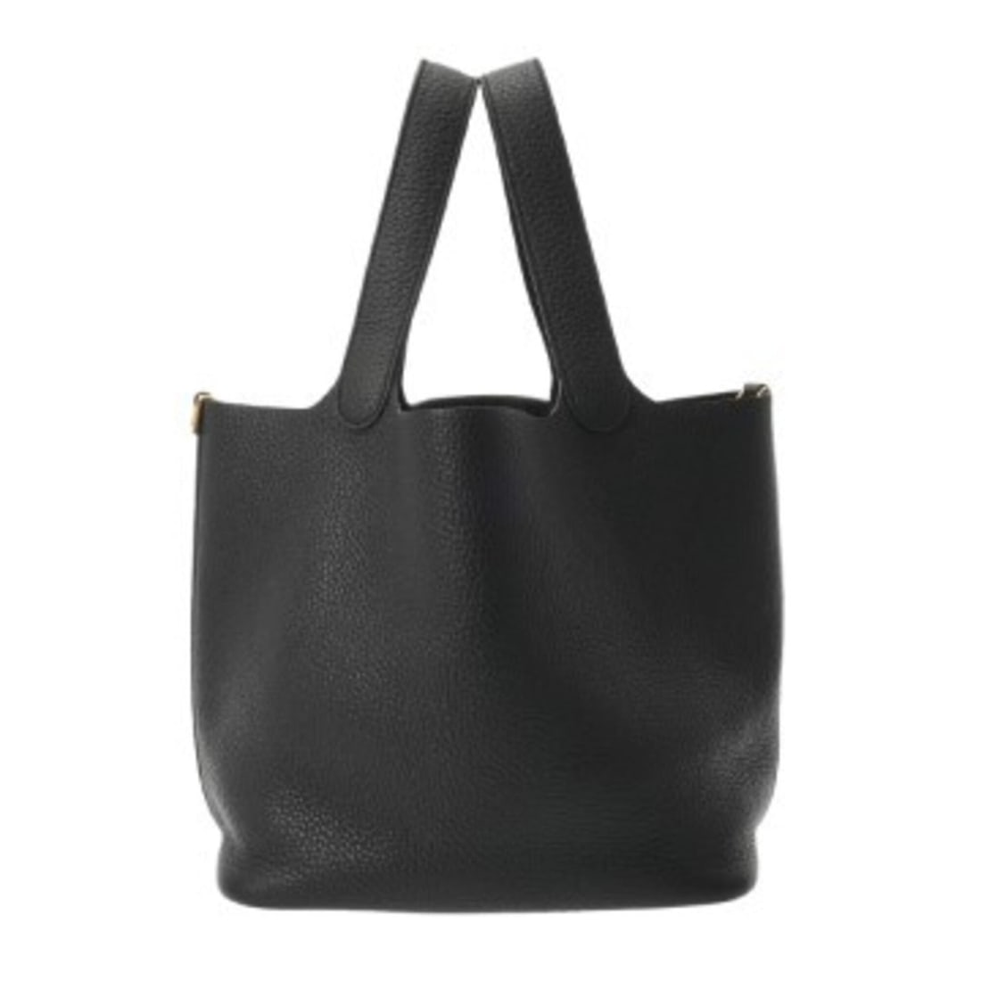 HERMES Picotin Lock MM Black Z stamp (circa 2021) Women's Taurillon Clemence Handbag A Rank Used: --- Catalog ---Category: SizeSize (HxWxD): 22.5cm x 22cm x 17.5cm / 8.85'' x 8.66'' x 6.88''Category: DesignType: HandbagColor: BlackGender: WomenMaterial: Taurillon clemence leather Hardware Color: G