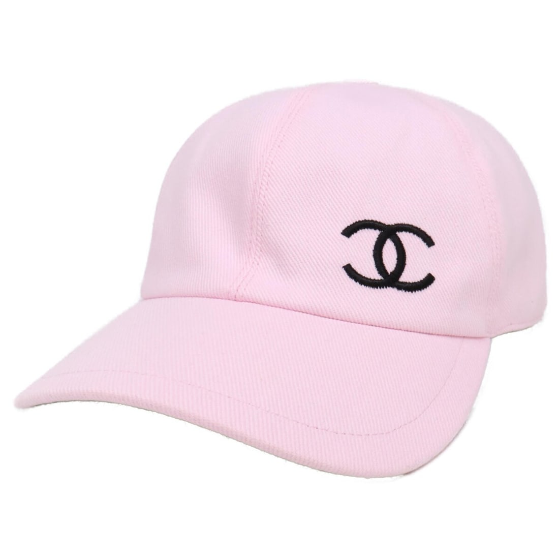 CHANEL Coco Mark Cotton Silk Classic Baseball Cap, Pink, Women's: --- Catalog ---Category: DesignType: Baseball capColor: PinkGender: WomenMaterial: Cotton Category: GeneralBrand: ChanelCategory: MeasurementsCircumference: 58cm / 22.83''--- Item List ---Section: Con