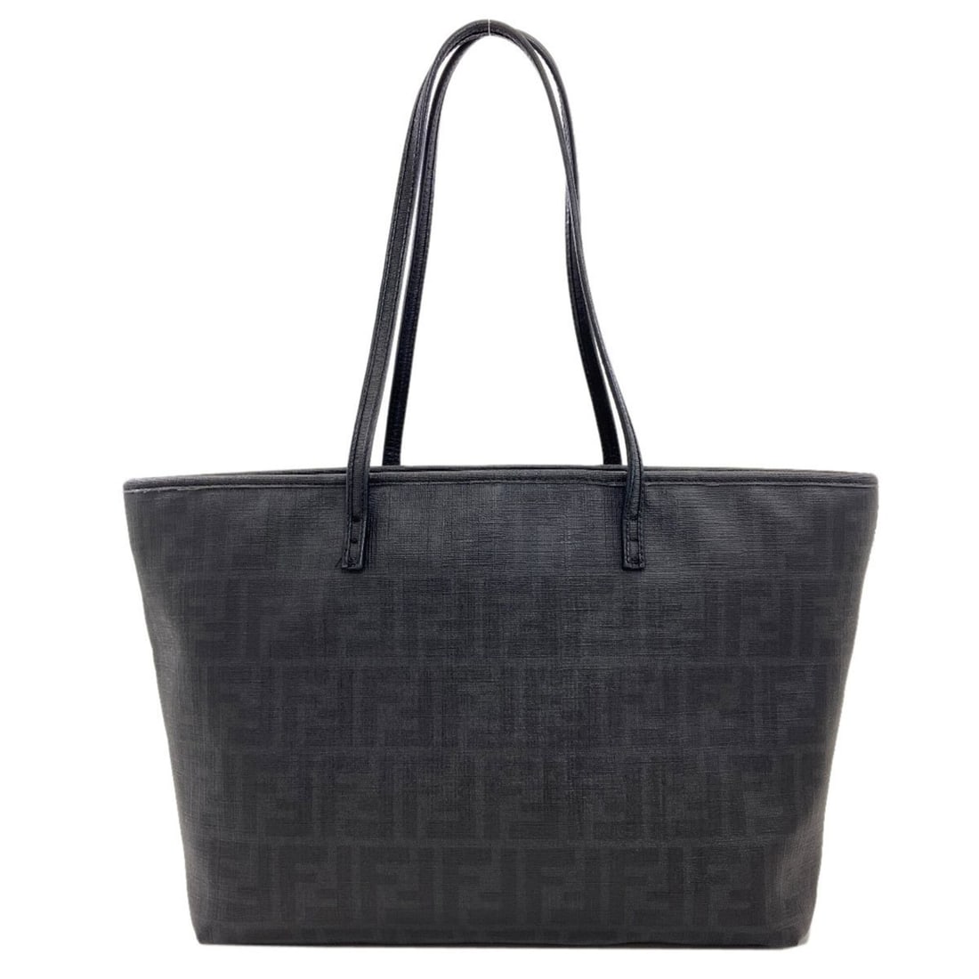 Fendi Zucca pattern tote bag, PVC, women's.: --- Catalog ---Category: SizeSize (HxWxD): 23cm x 42cm x 14.5cm / 9.05'' x 16.53'' x 5.7''Category: DesignType: Tote bagColor: BlackGender: WomenMaterial: PVC Category: GeneralBrand: Fendi--- Item Lis